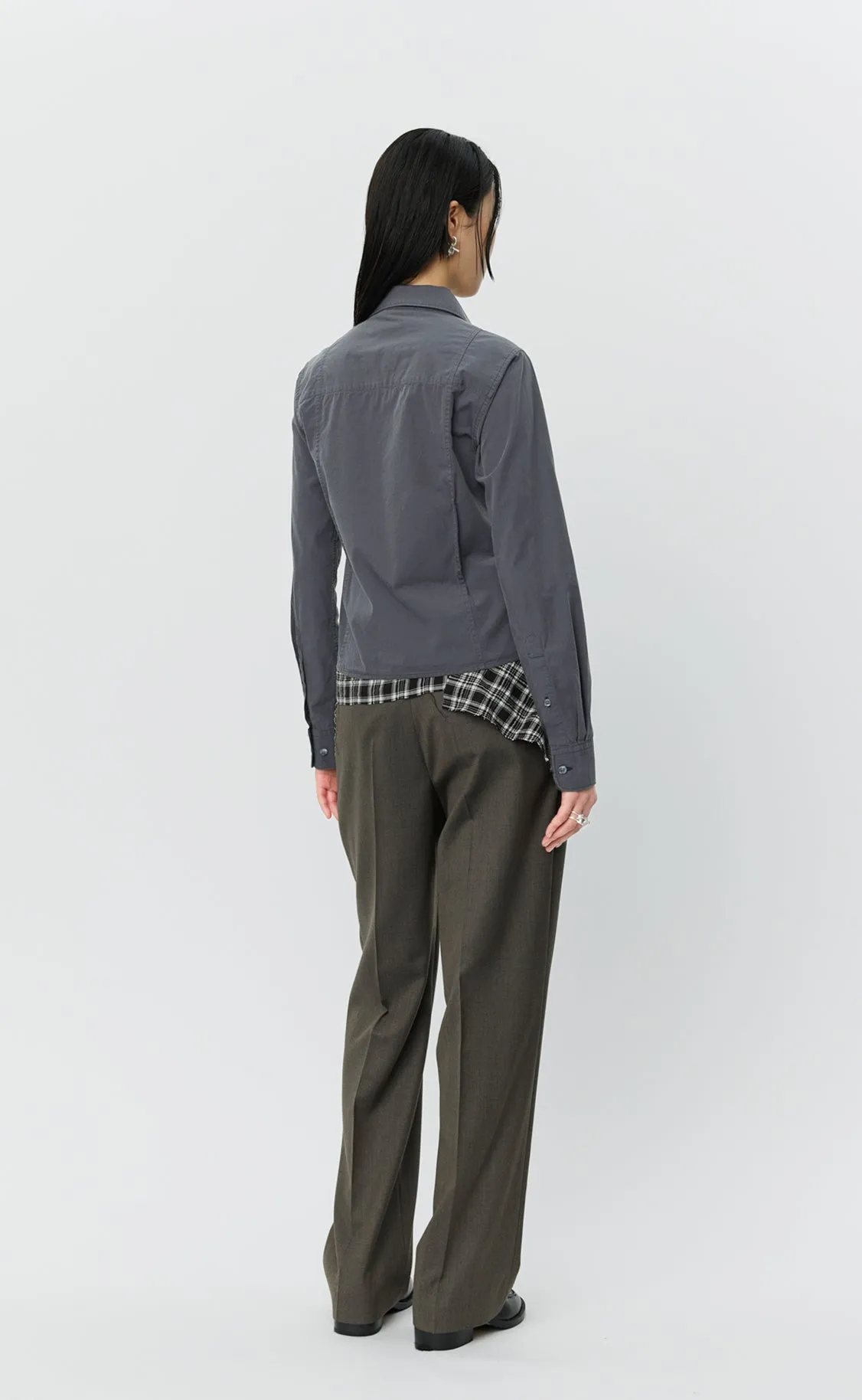 Readers Zip Shirt - Washed Graphite sold by mfpen product image thumbnail 3