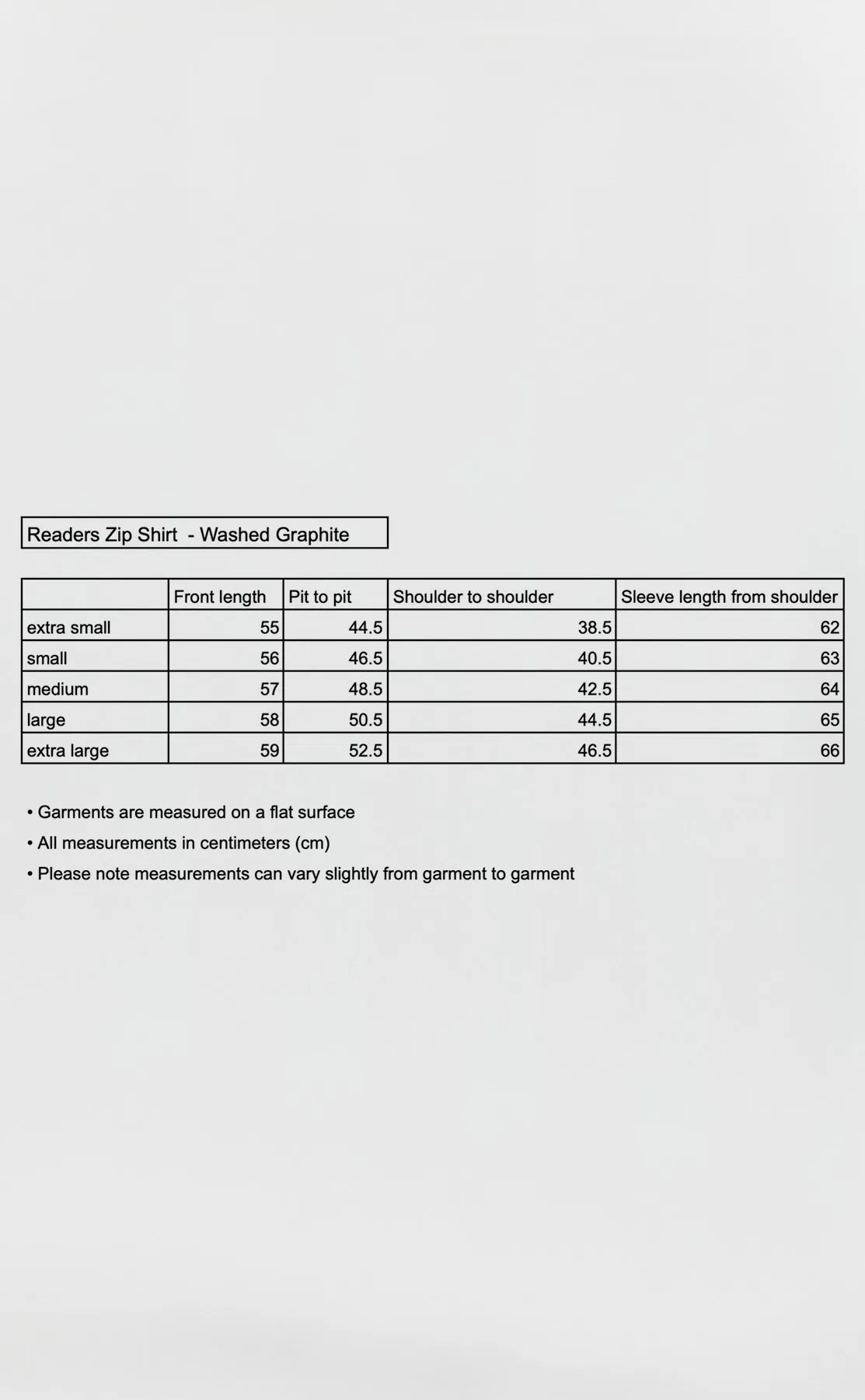 Readers Zip Shirt - Washed Graphite sold by mfpen product image thumbnail 5