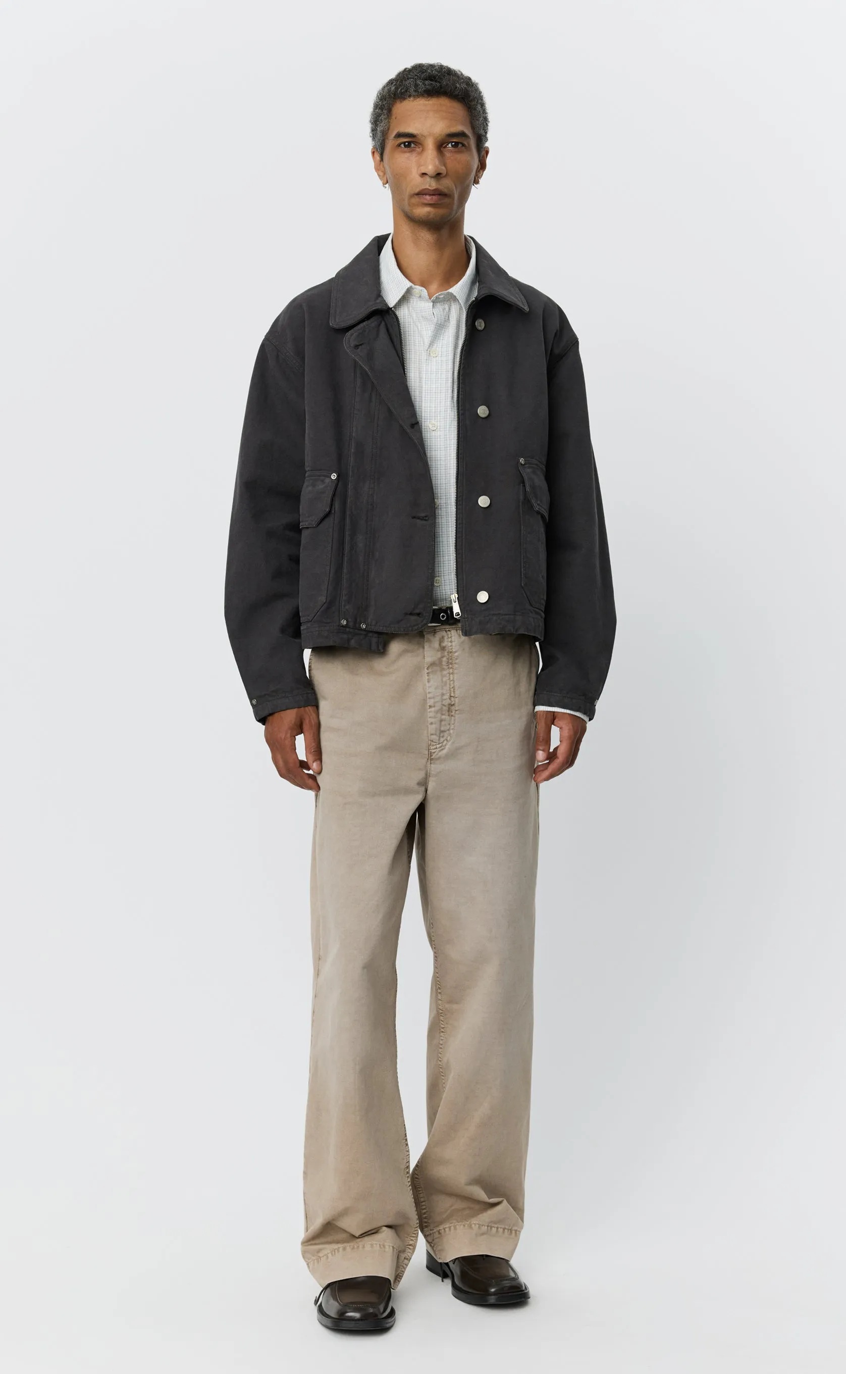 Courier Jacket - Washed Grey Canvas sold by mfpen product image thumbnail 2