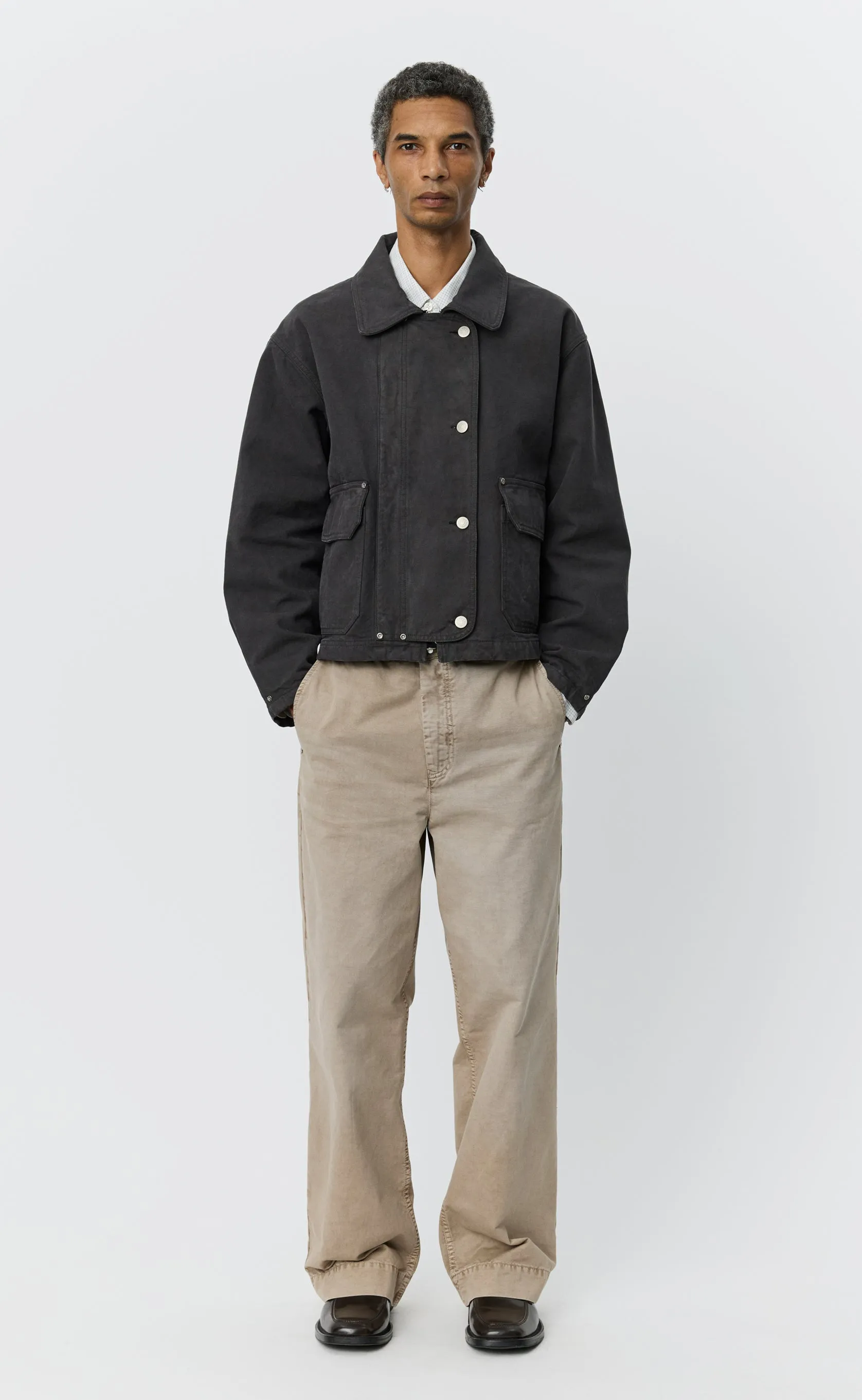 Courier Jacket - Washed Grey Canvas sold by mfpen product image thumbnail 5