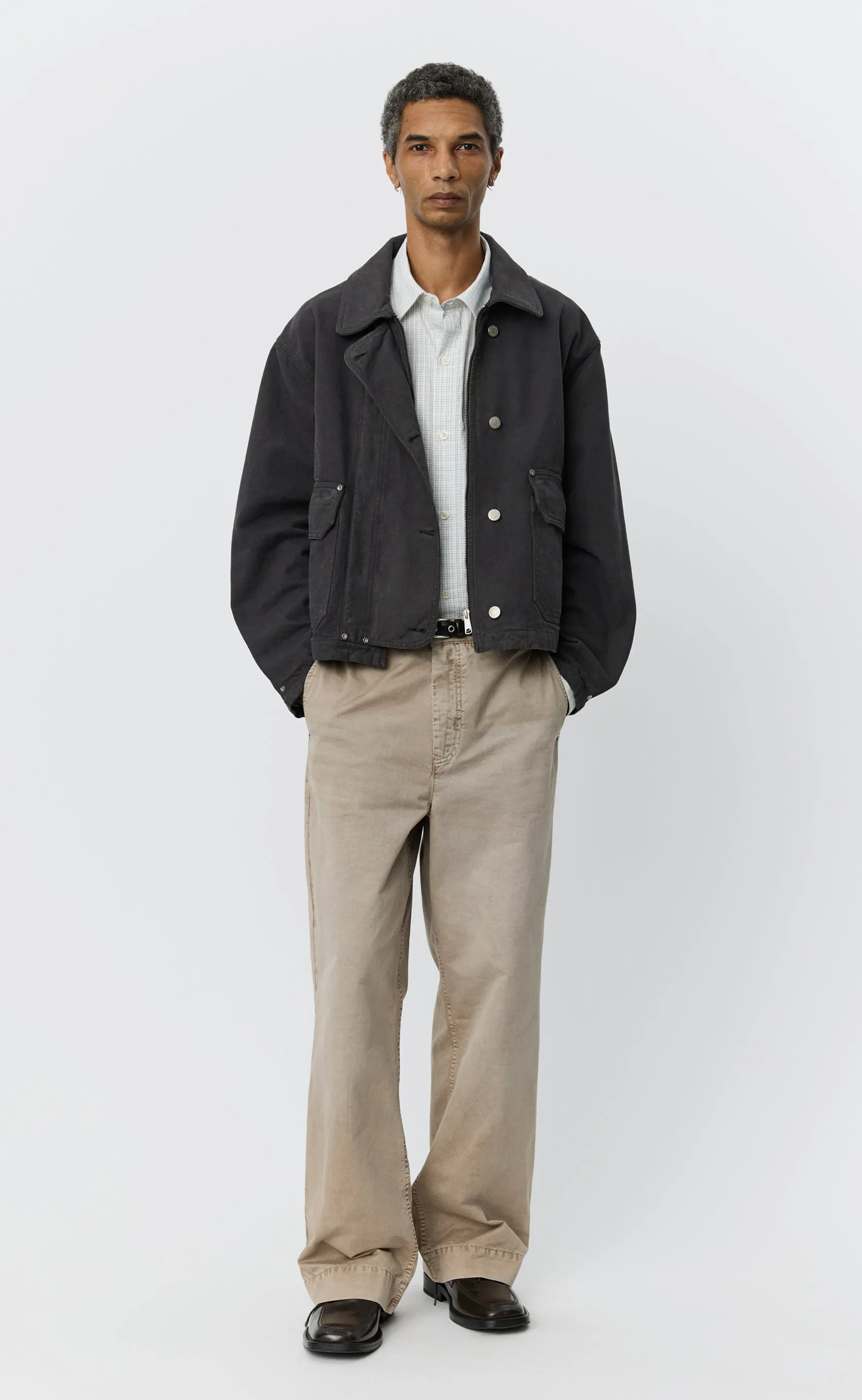 Courier Jacket - Washed Grey Canvas sold by mfpen