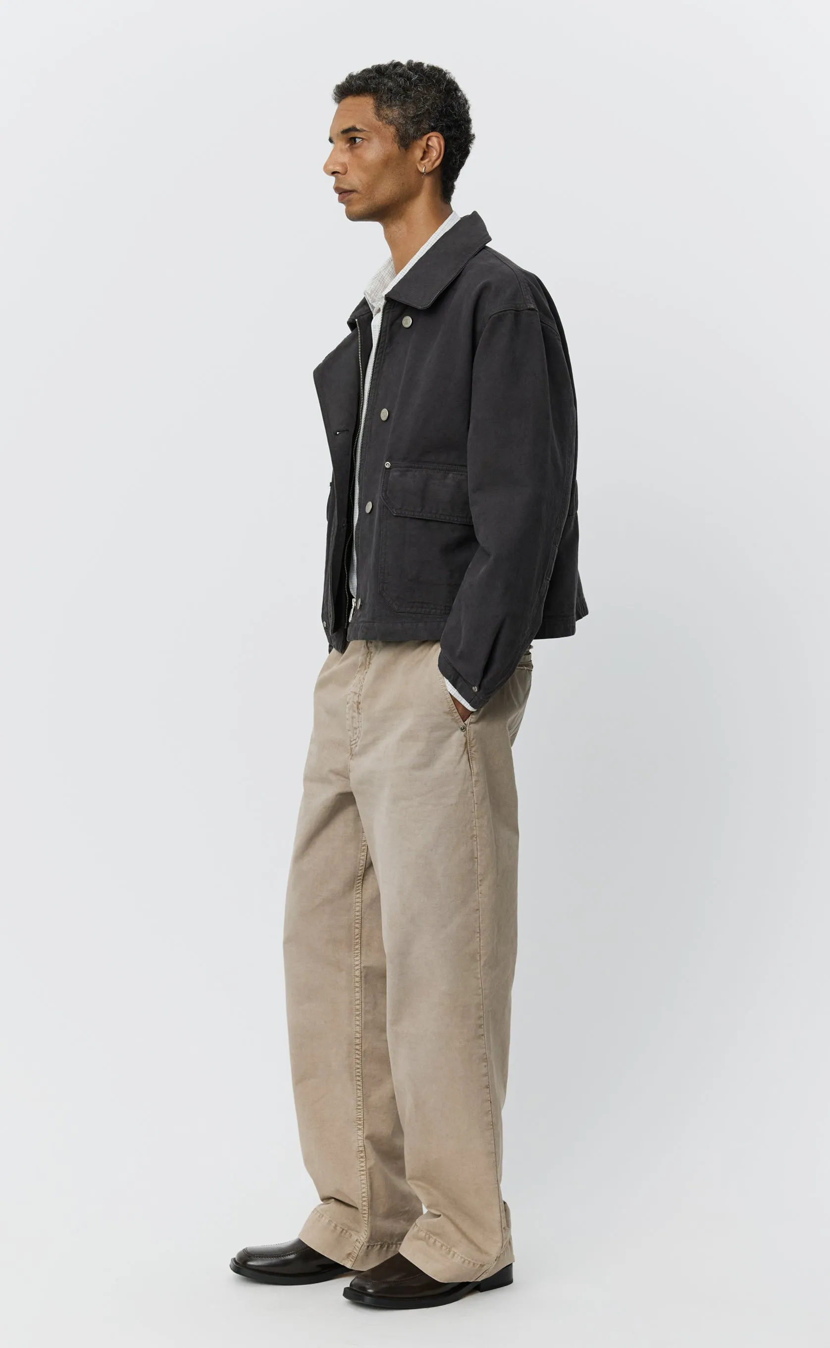 Courier Jacket - Washed Grey Canvas sold by mfpen product image thumbnail 3