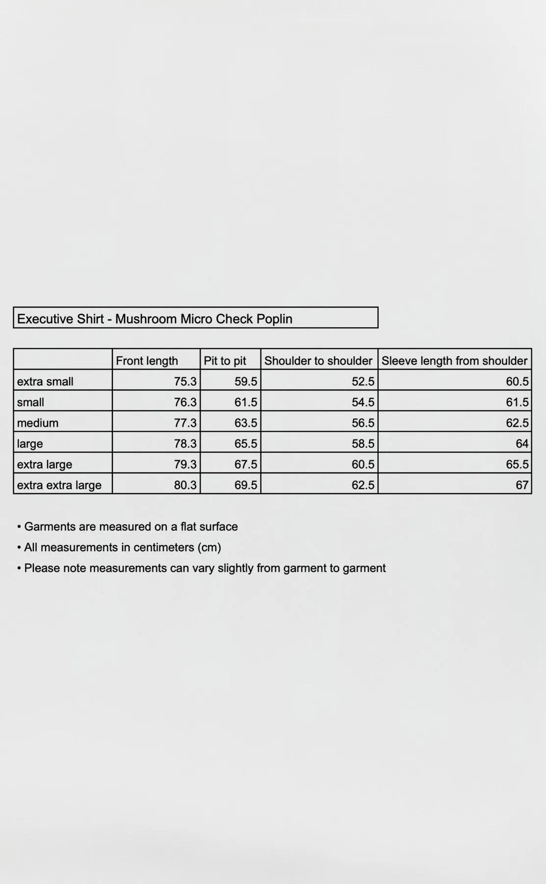 Executive Shirt - Mushroom Micro Check Poplin sold by mfpen product image thumbnail 5