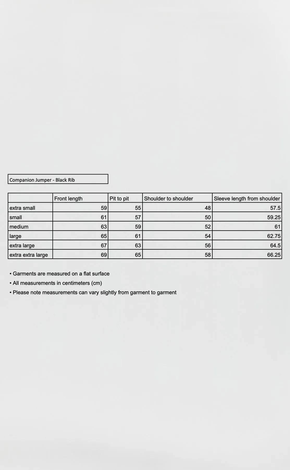 Companion Jumper - Black Rib sold by mfpen product image thumbnail 5