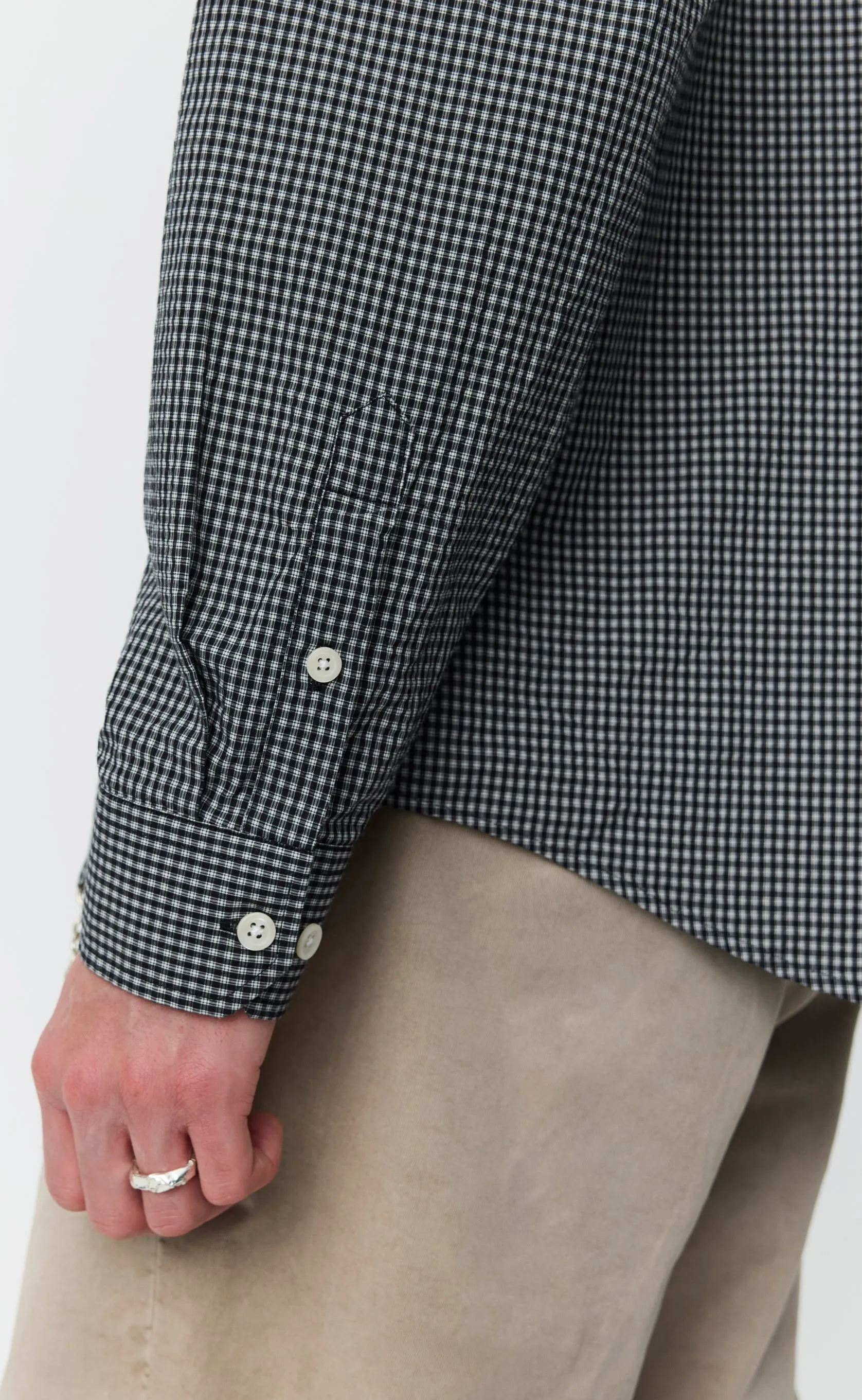 Executive Shirt - Black Experienced Check sold by mfpen product image thumbnail 5