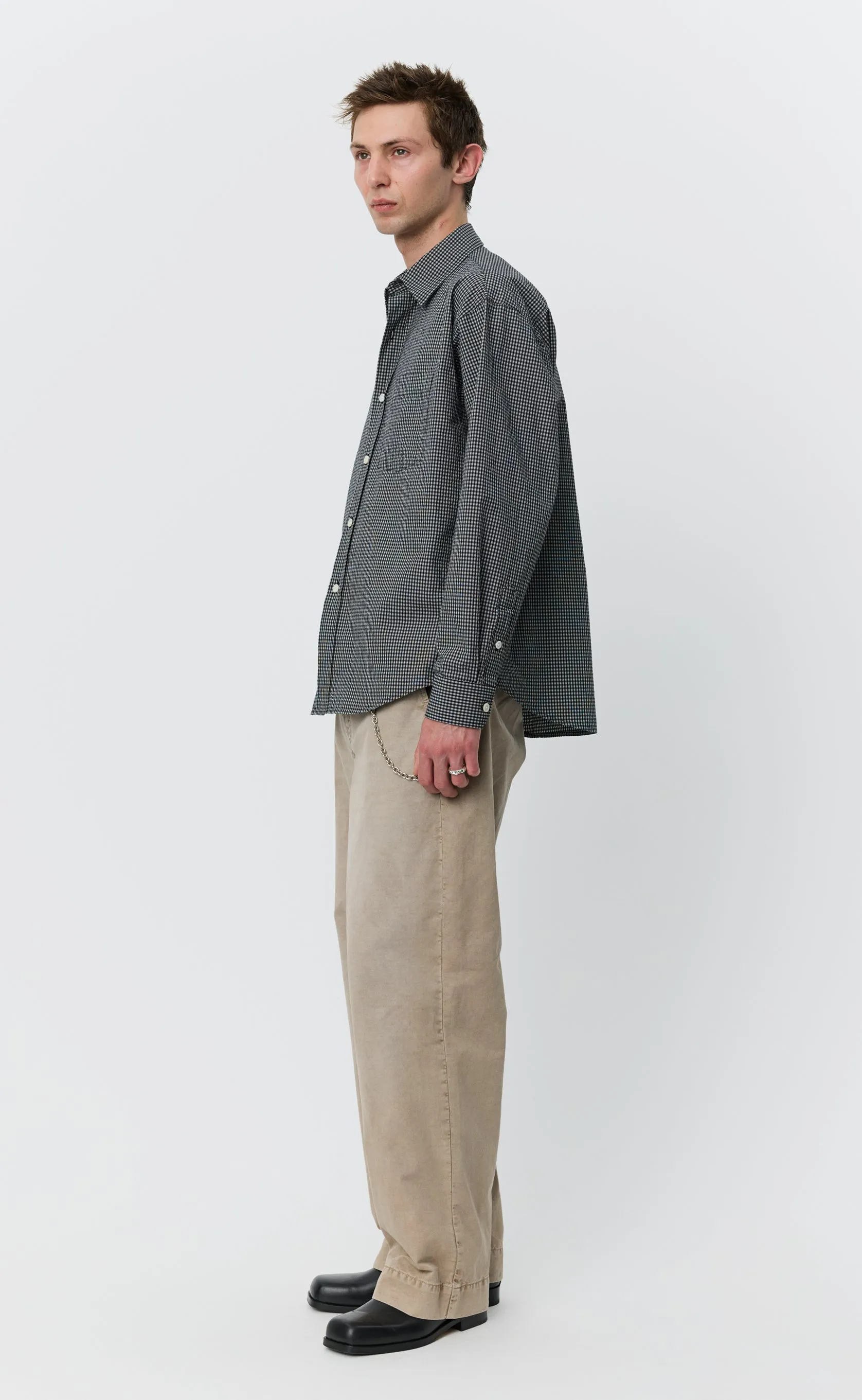 Executive Shirt - Black Experienced Check sold by mfpen product image thumbnail 2