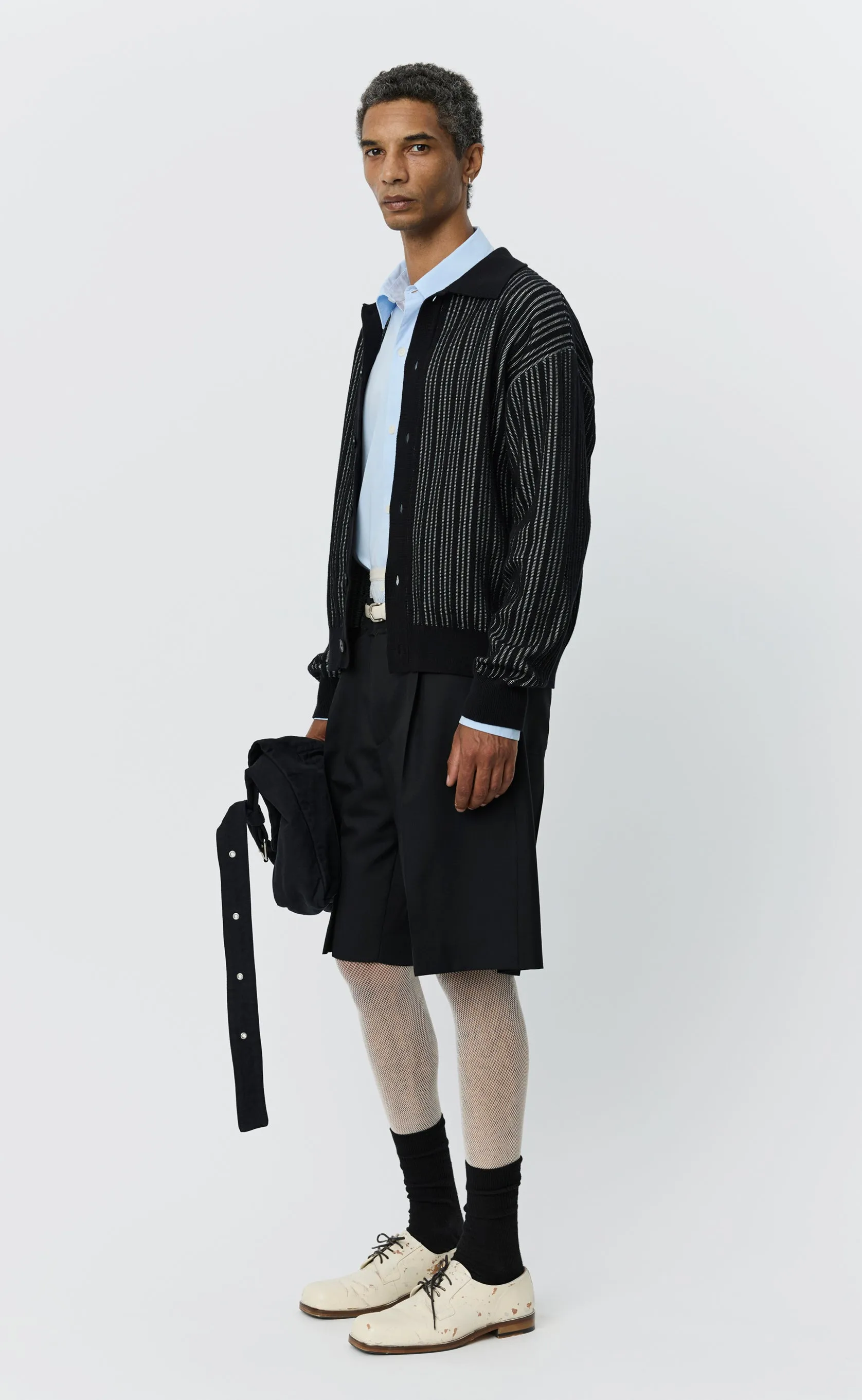 Formal Cardigan - Black Stripe sold by mfpen product image thumbnail 3