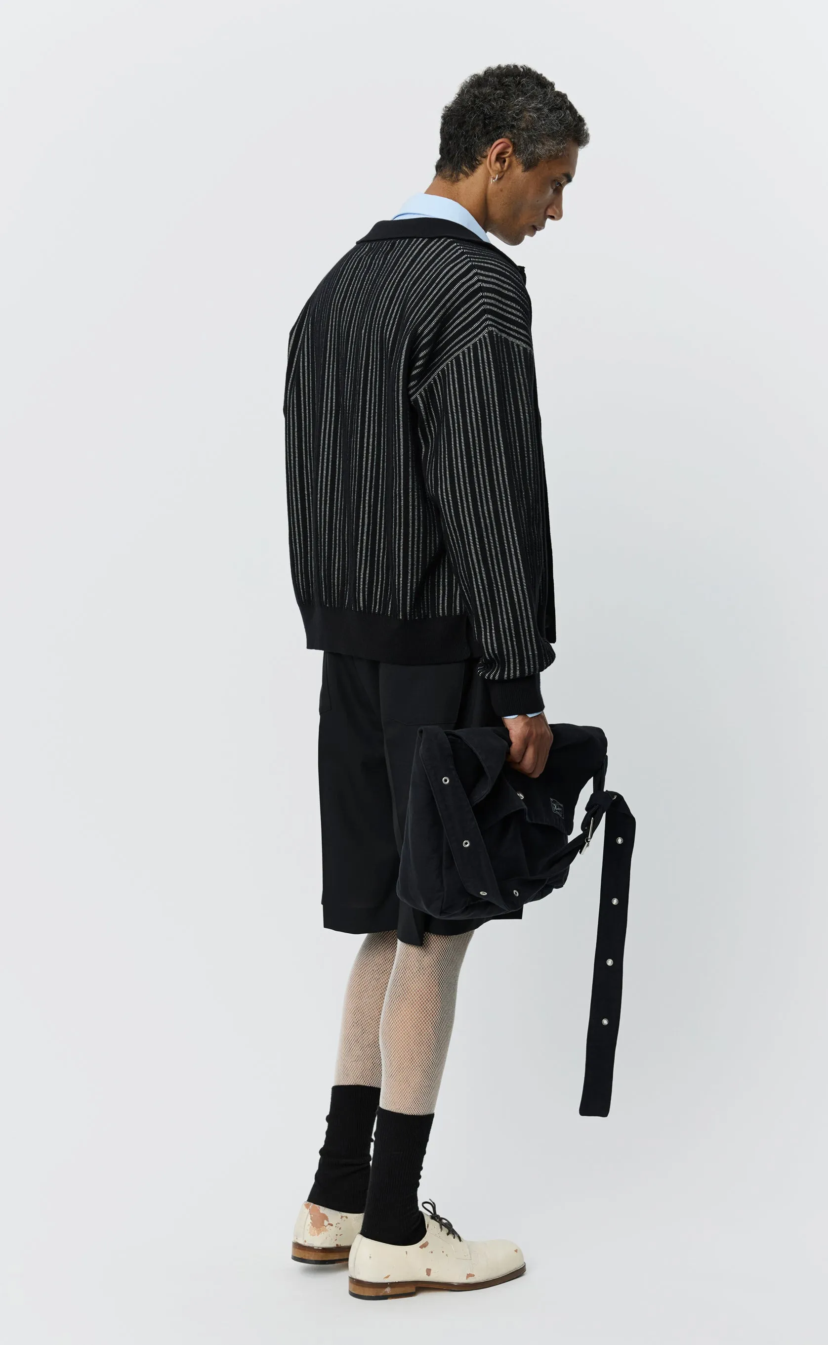 Formal Cardigan - Black Stripe sold by mfpen product image thumbnail 4