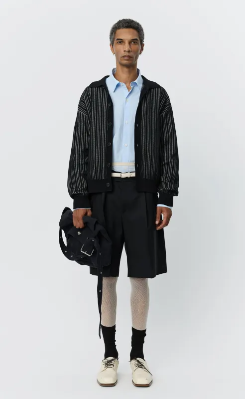 Formal Cardigan - Black Stripe sold by mfpen