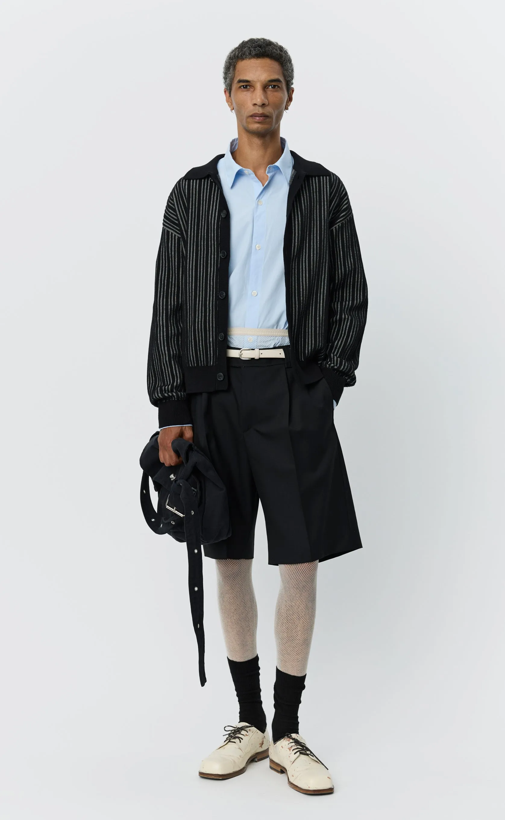 Formal Cardigan - Black Stripe sold by mfpen product image thumbnail 2