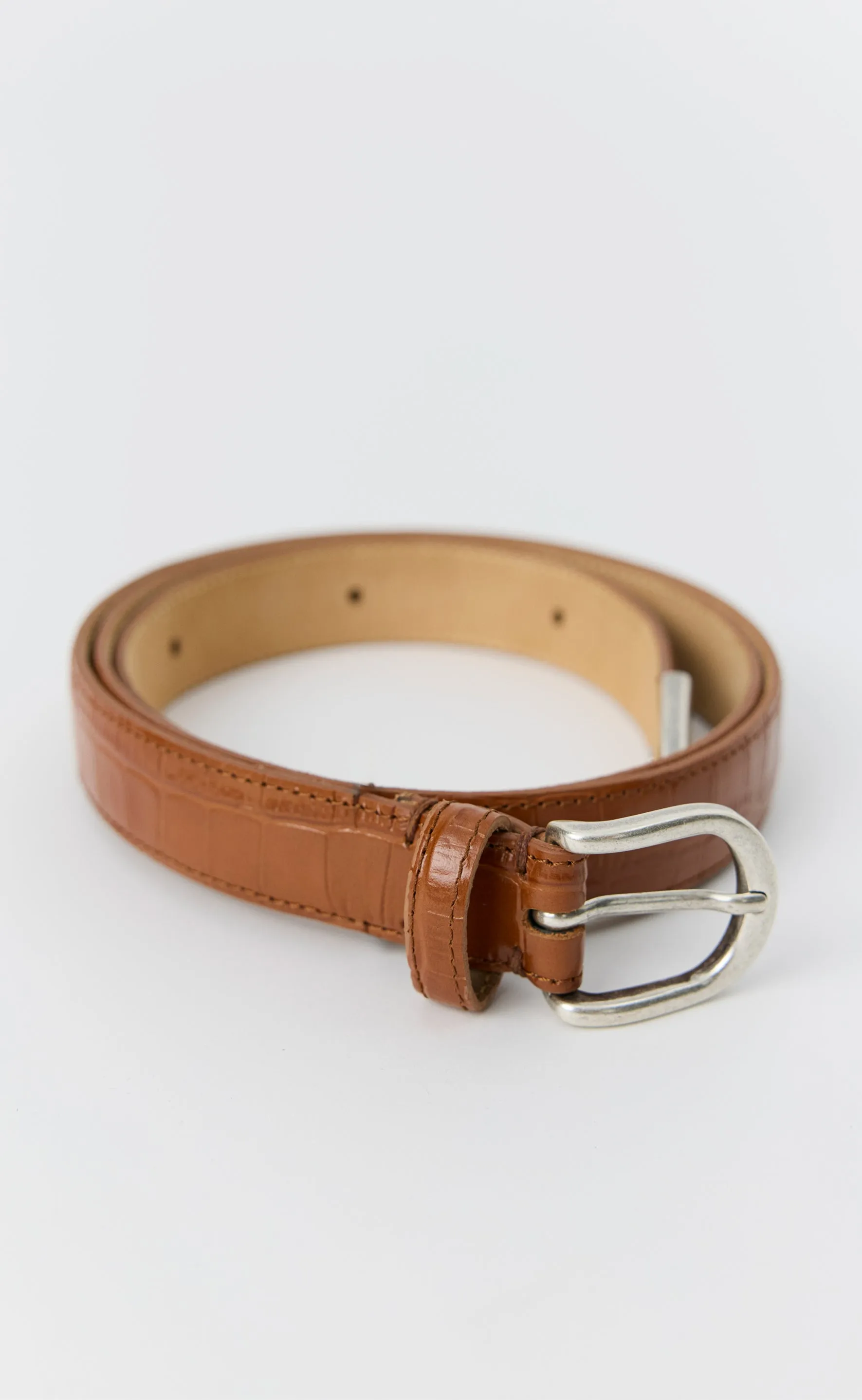 Occasion Belt - Russet Croc sold by mfpen