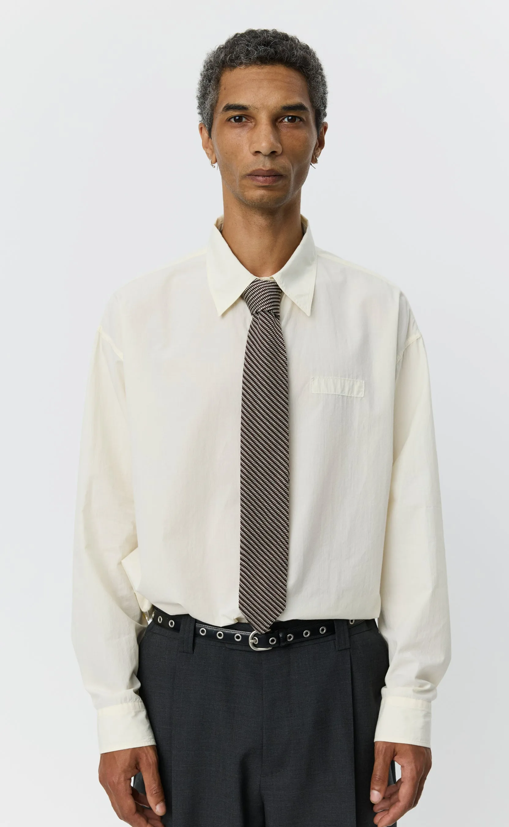 Formal Tie - Brown Stripe sold by mfpen product image thumbnail 2