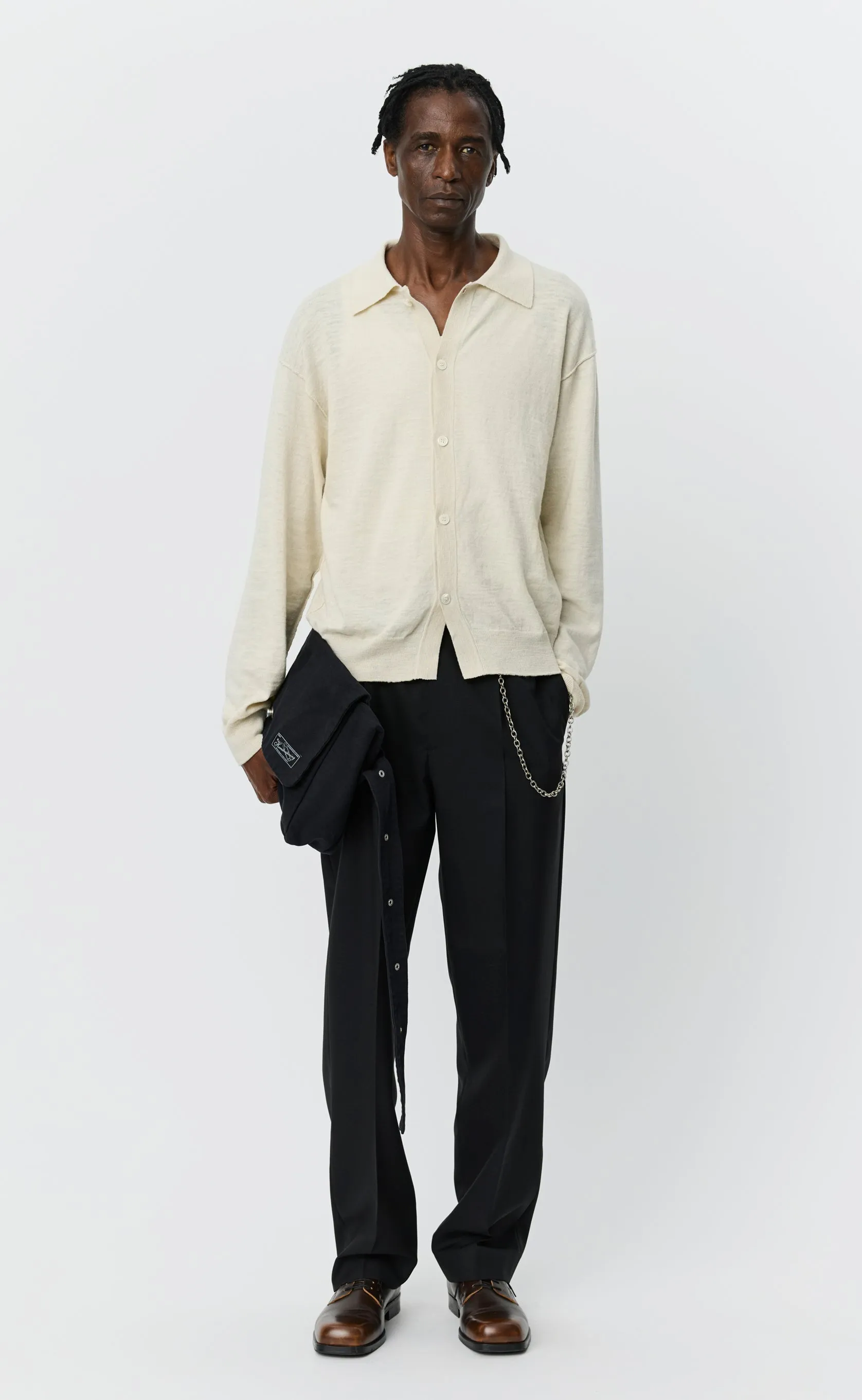 Formal Cardigan - Off White sold by mfpen product image thumbnail 2