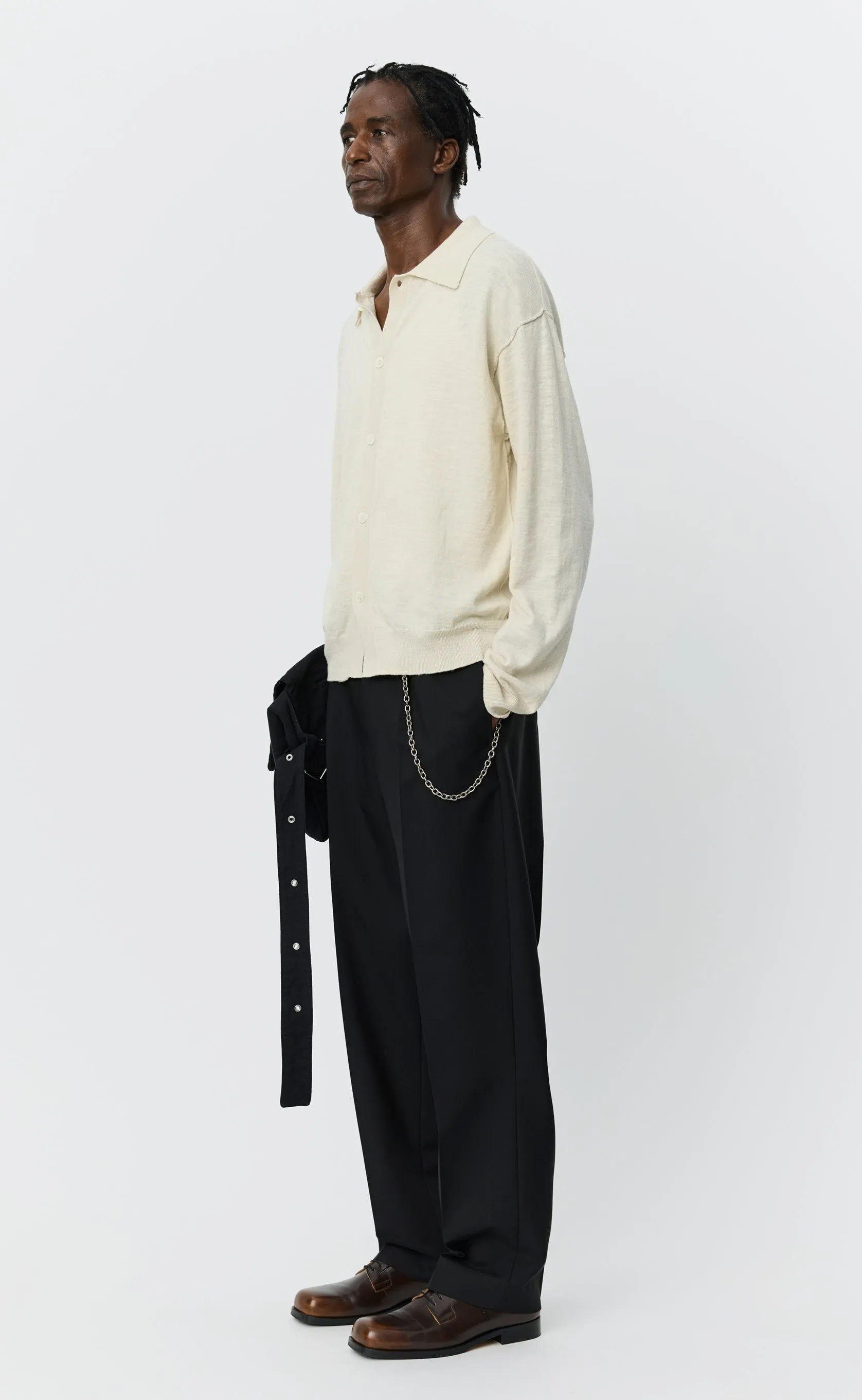 Formal Cardigan - Off White sold by mfpen product image thumbnail 3