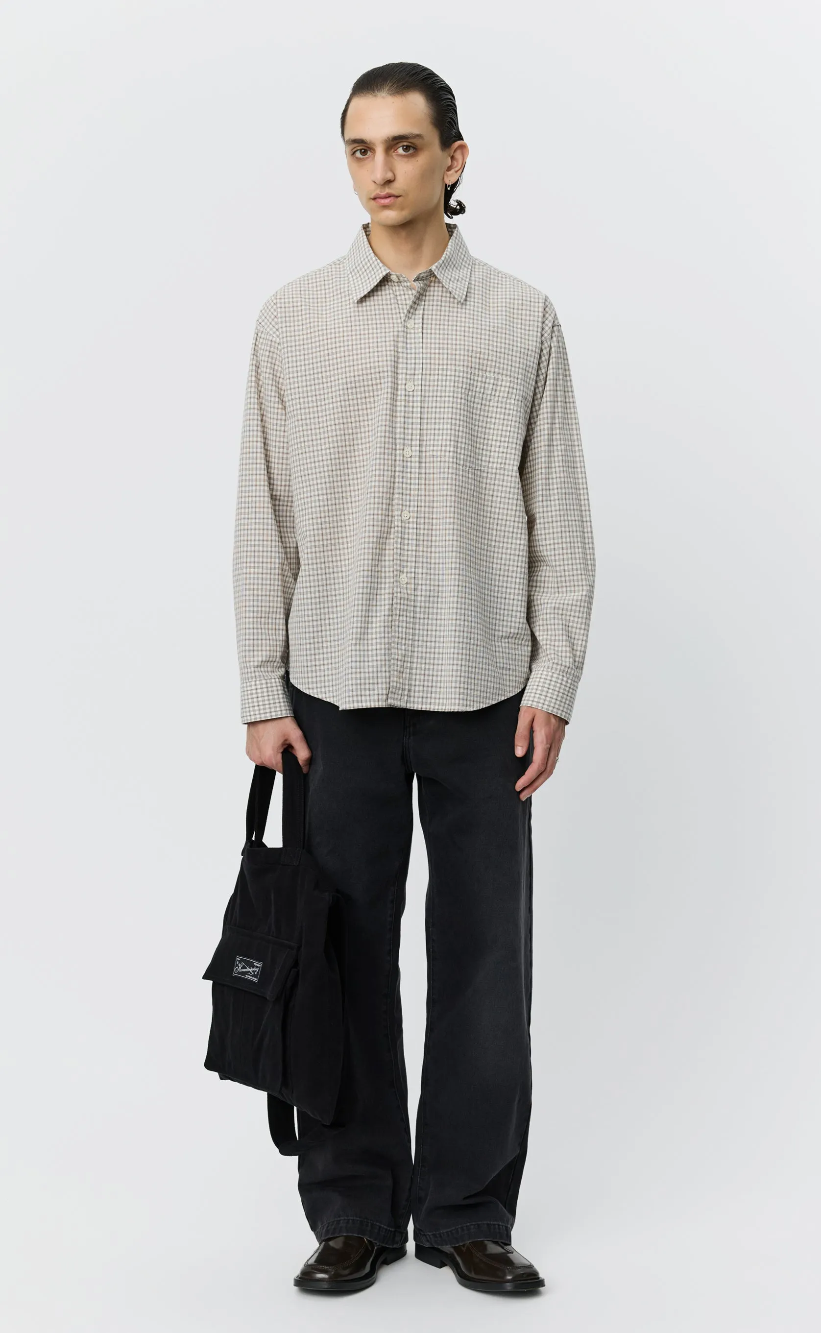 Executive Shirt - Experienced Brown Check sold by mfpen