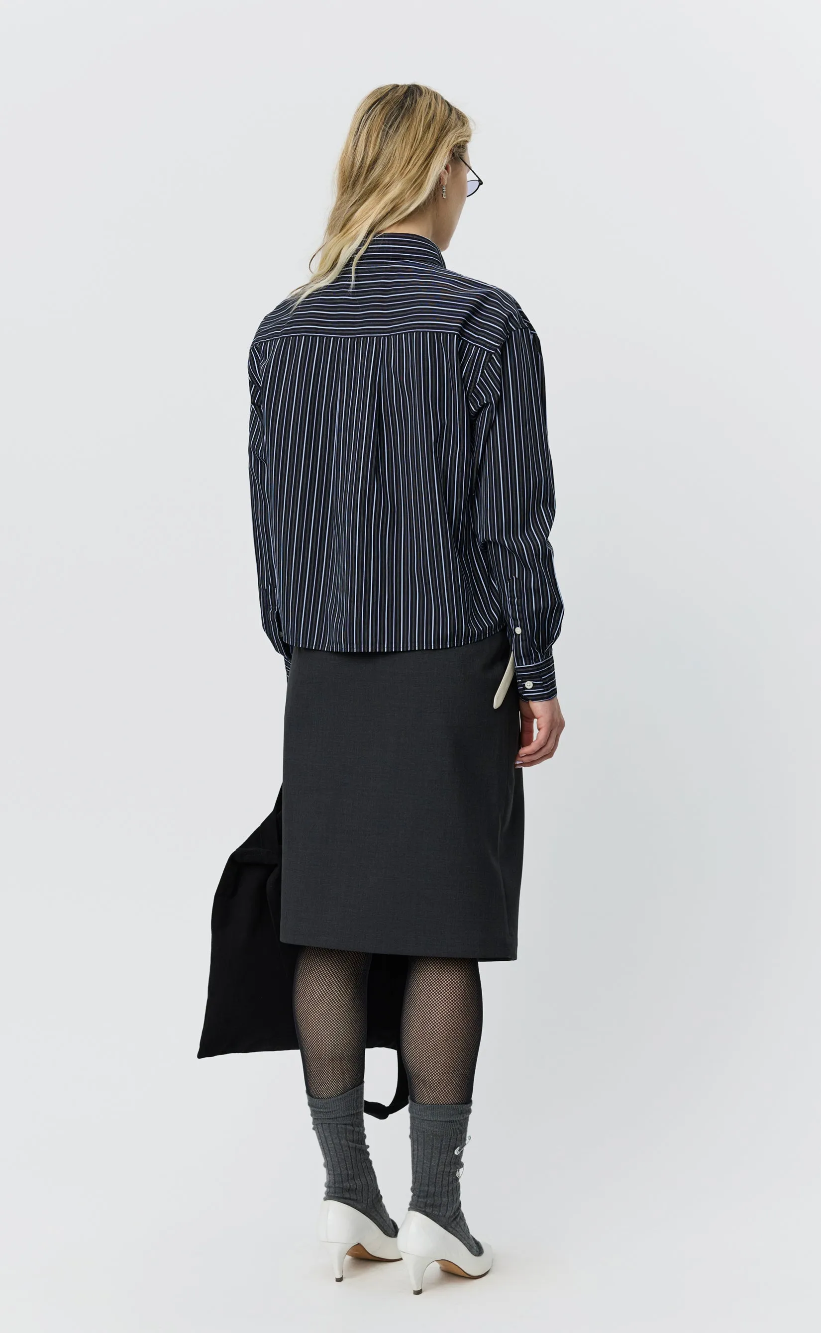 New Format Shirt - Black Office Stripe sold by mfpen product image thumbnail 3