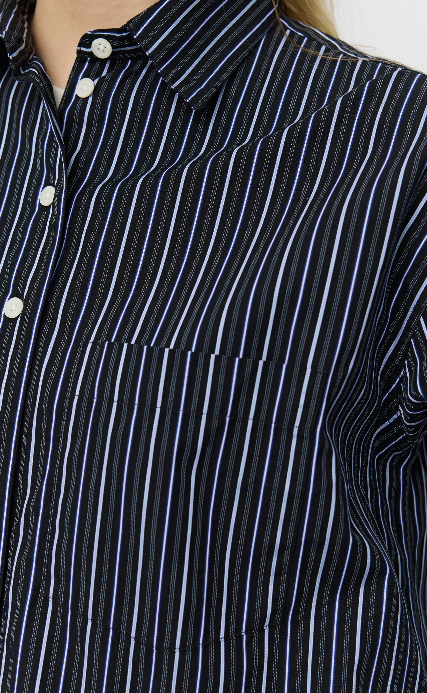New Format Shirt - Black Office Stripe sold by mfpen product image thumbnail 4