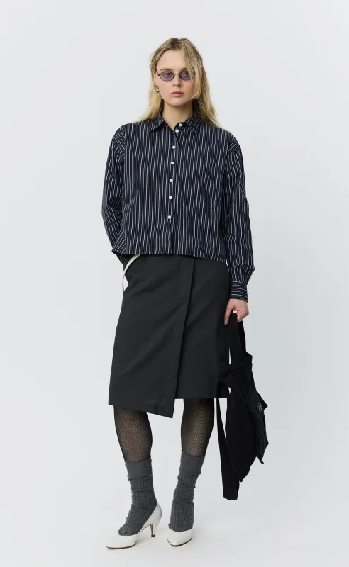 New Format Shirt - Black Office Stripe sold by mfpen