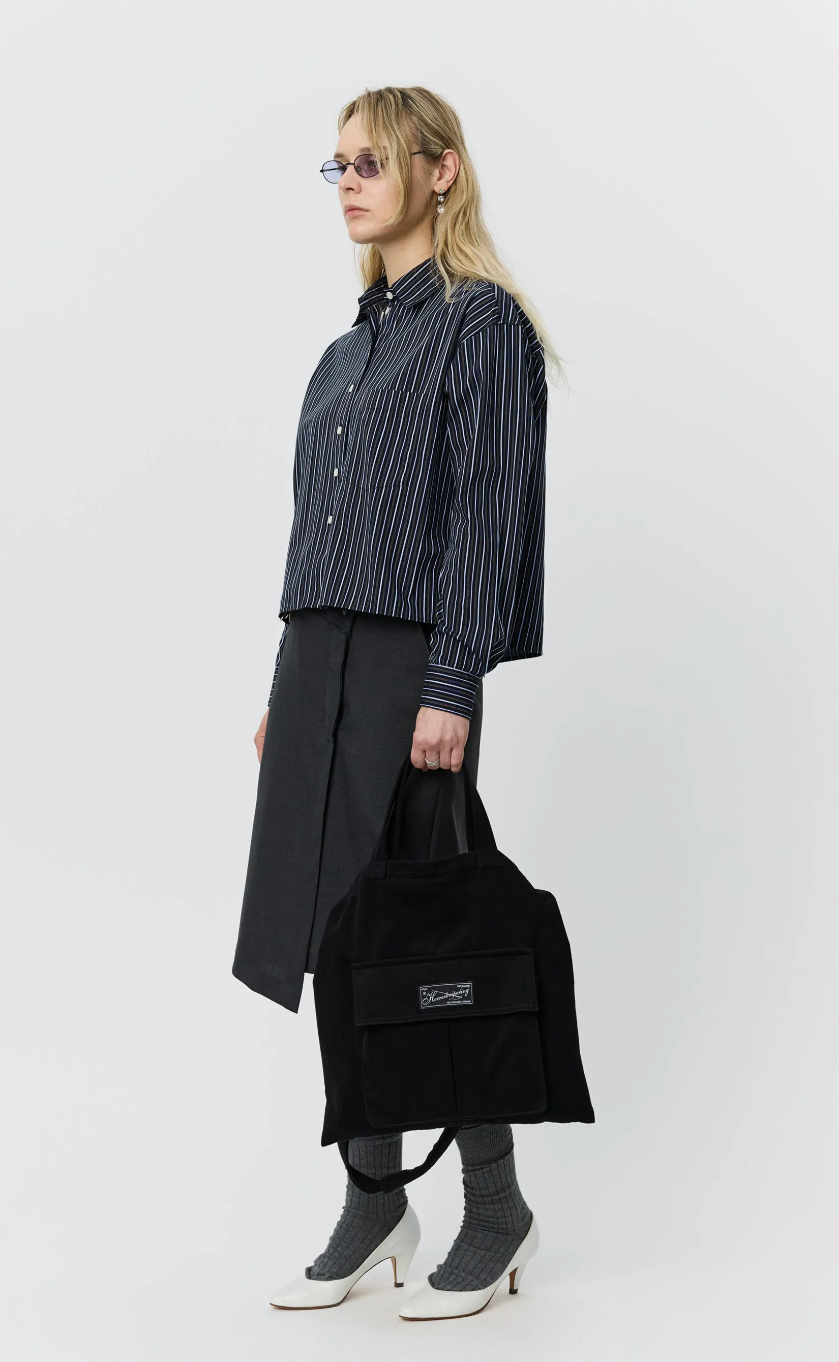 New Format Shirt - Black Office Stripe sold by mfpen product image thumbnail 2