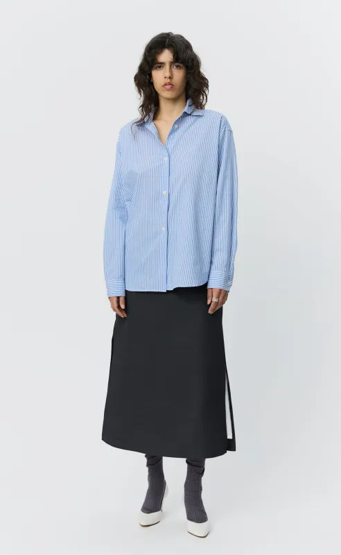 Womens Generous Shirt - Embassy Stripe sold by mfpen