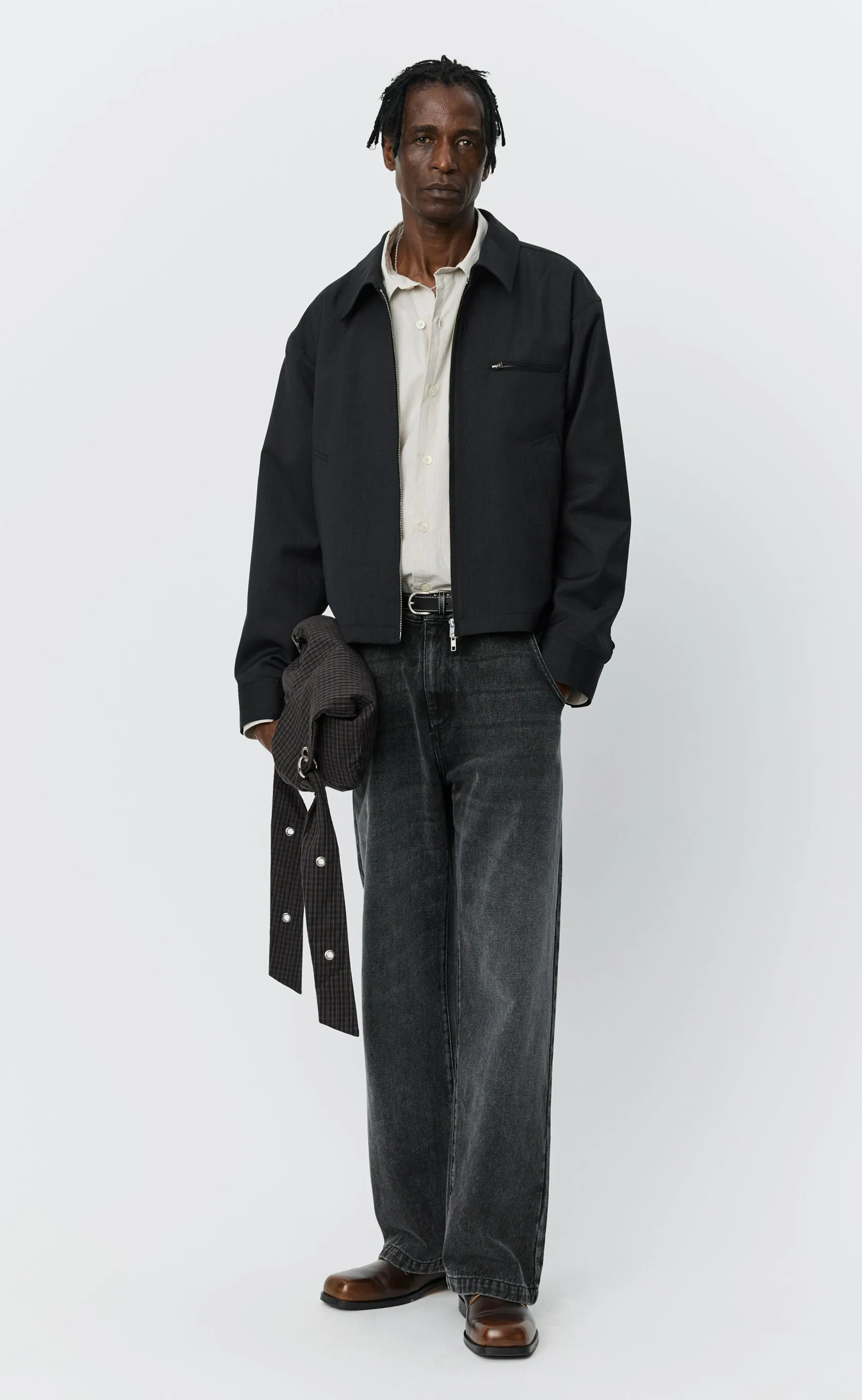 Postal Jacket - Anthracite Wool sold by mfpen product image thumbnail 2