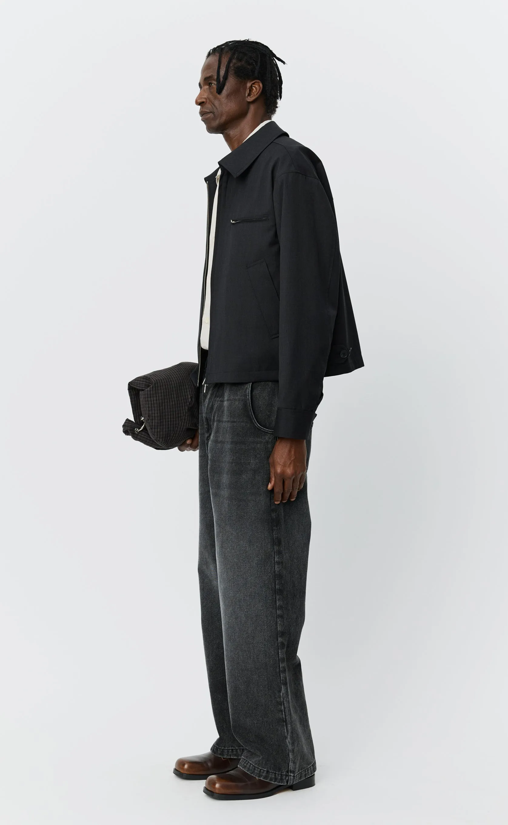 Postal Jacket - Anthracite Wool sold by mfpen product image thumbnail 4