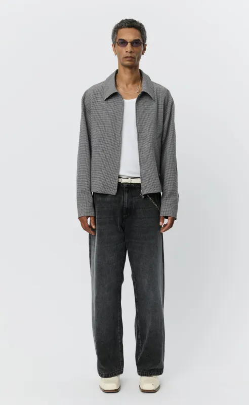 Mail Jacket - Taupe Check sold by mfpen