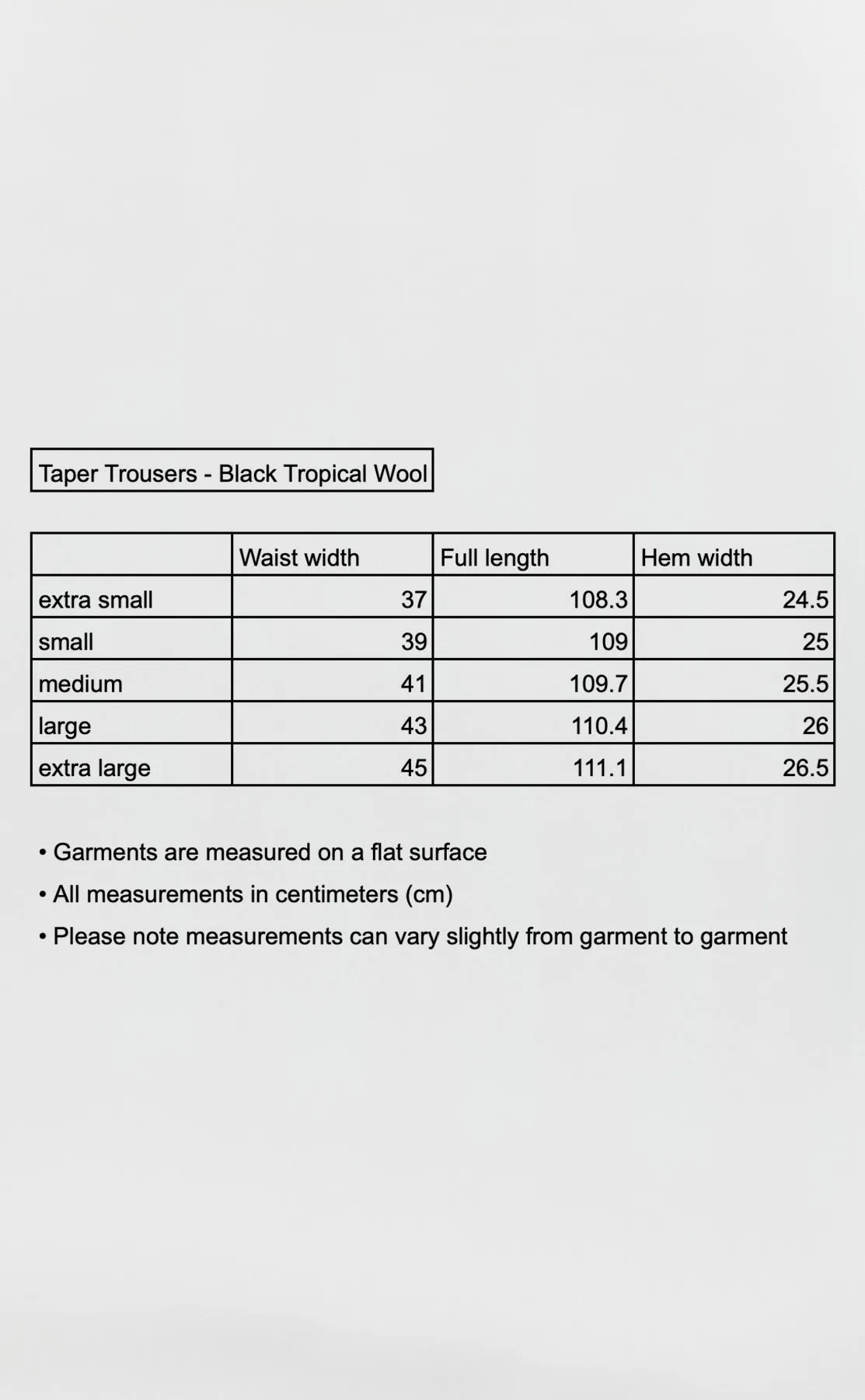 Taper Trousers - Dark Grey Tropical Wool sold by mfpen product image thumbnail 5