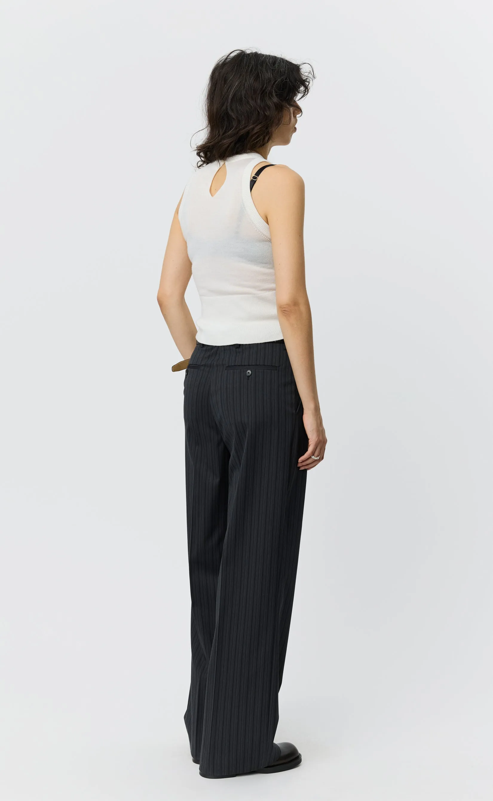 Appointment Top - Ecru Merino Silk sold by mfpen product image thumbnail 3