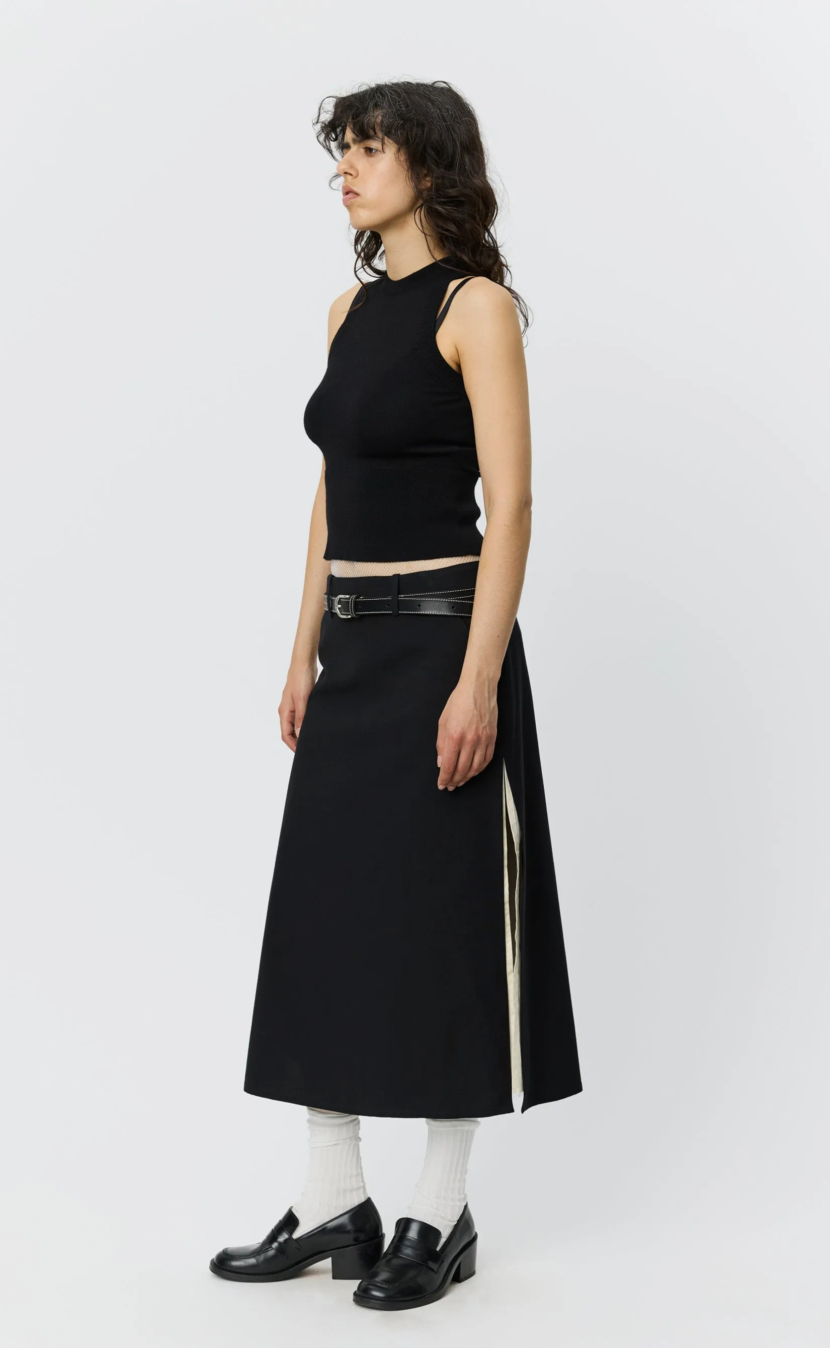 Appointment Top - Black Merino Silk sold by mfpen product image thumbnail 2