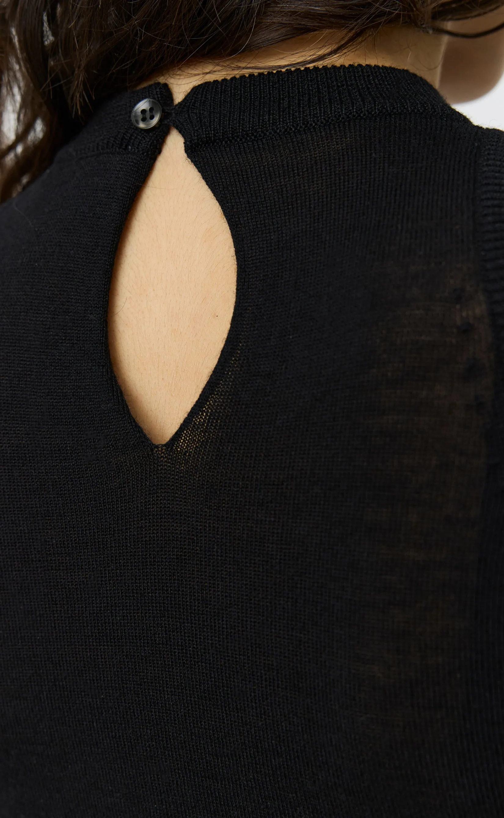 Appointment Top - Black Merino Silk sold by mfpen product image thumbnail 4