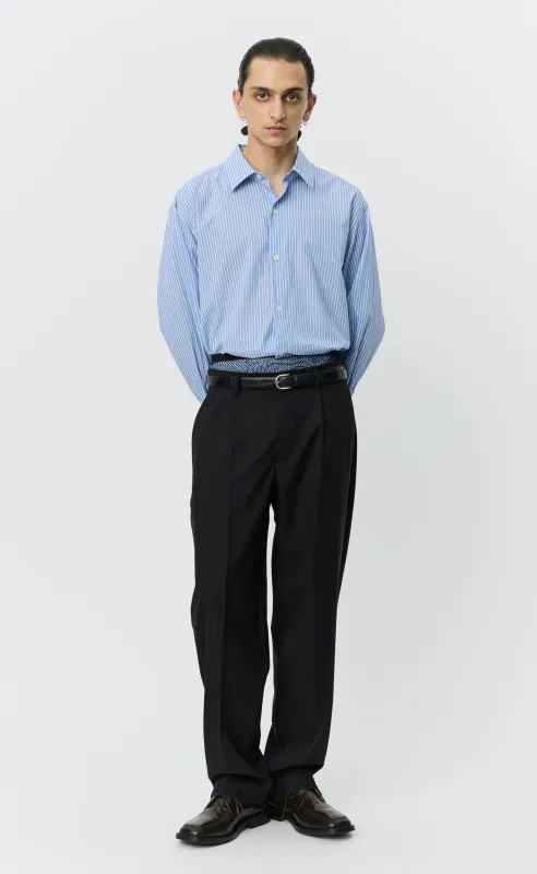 Formal Trousers - Black Tropical Wool sold by mfpen