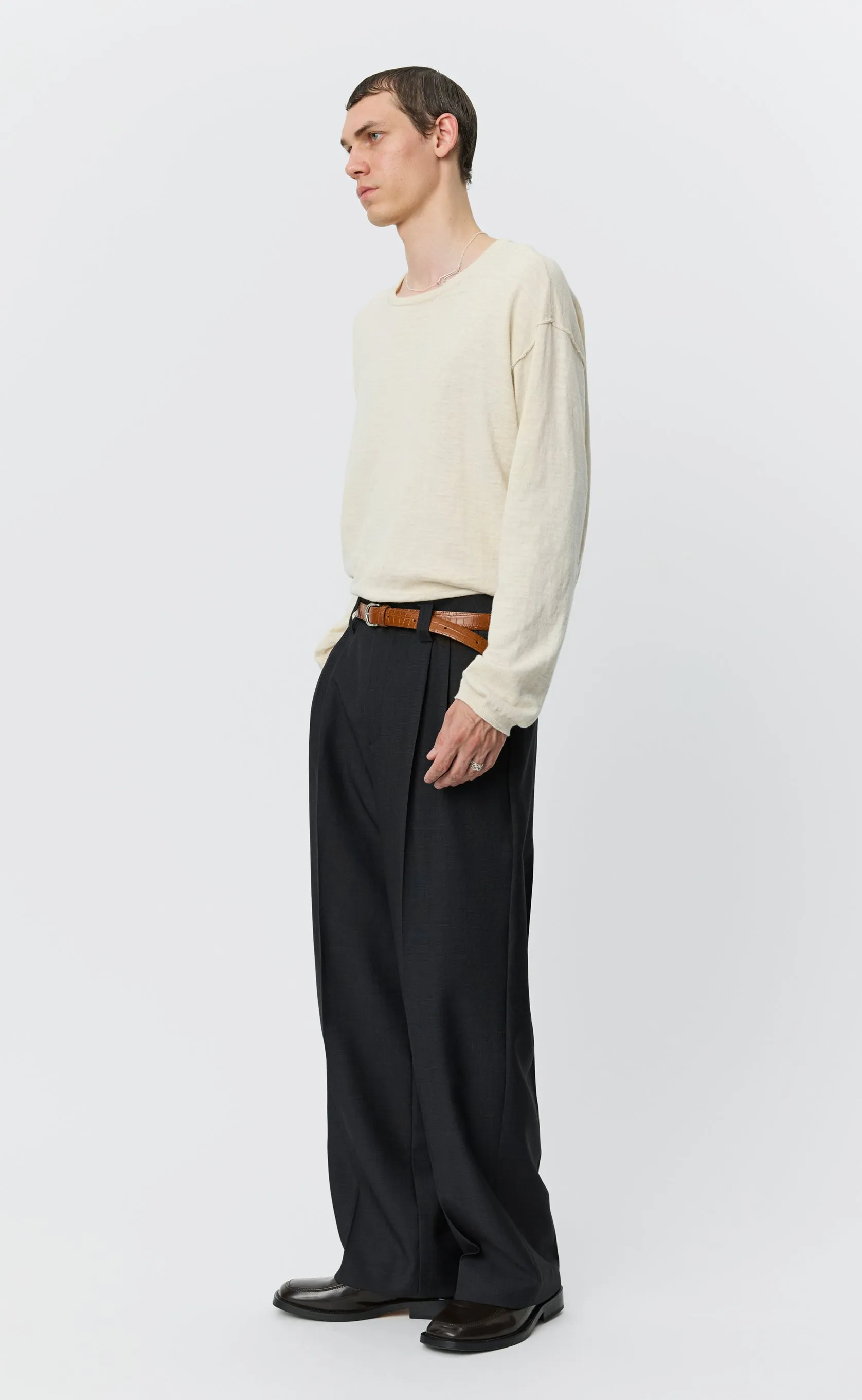 Classic Trousers - Dark Grey Grain sold by mfpen product image thumbnail 2