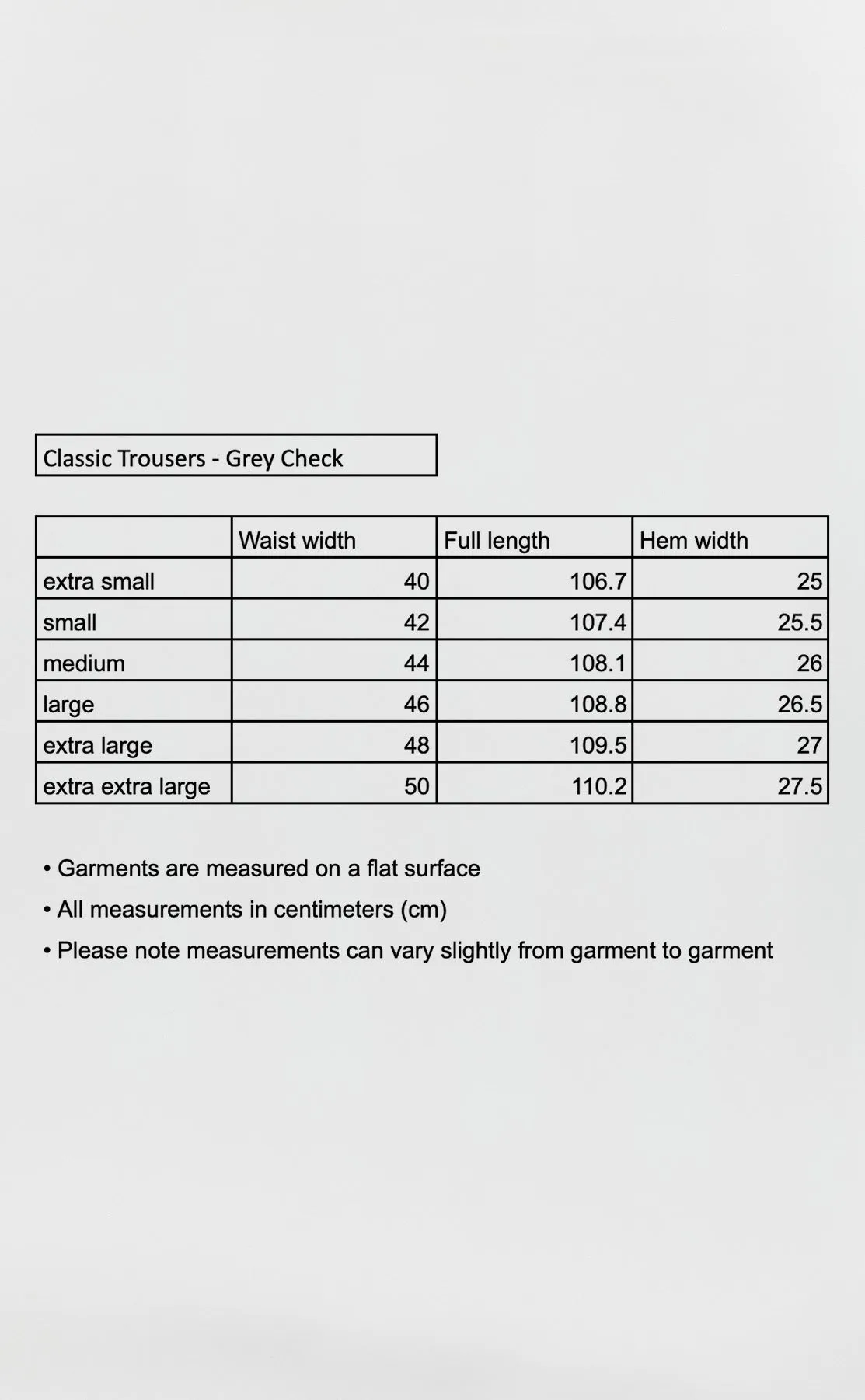 Classic Trousers - Grey Check sold by mfpen product image thumbnail 4