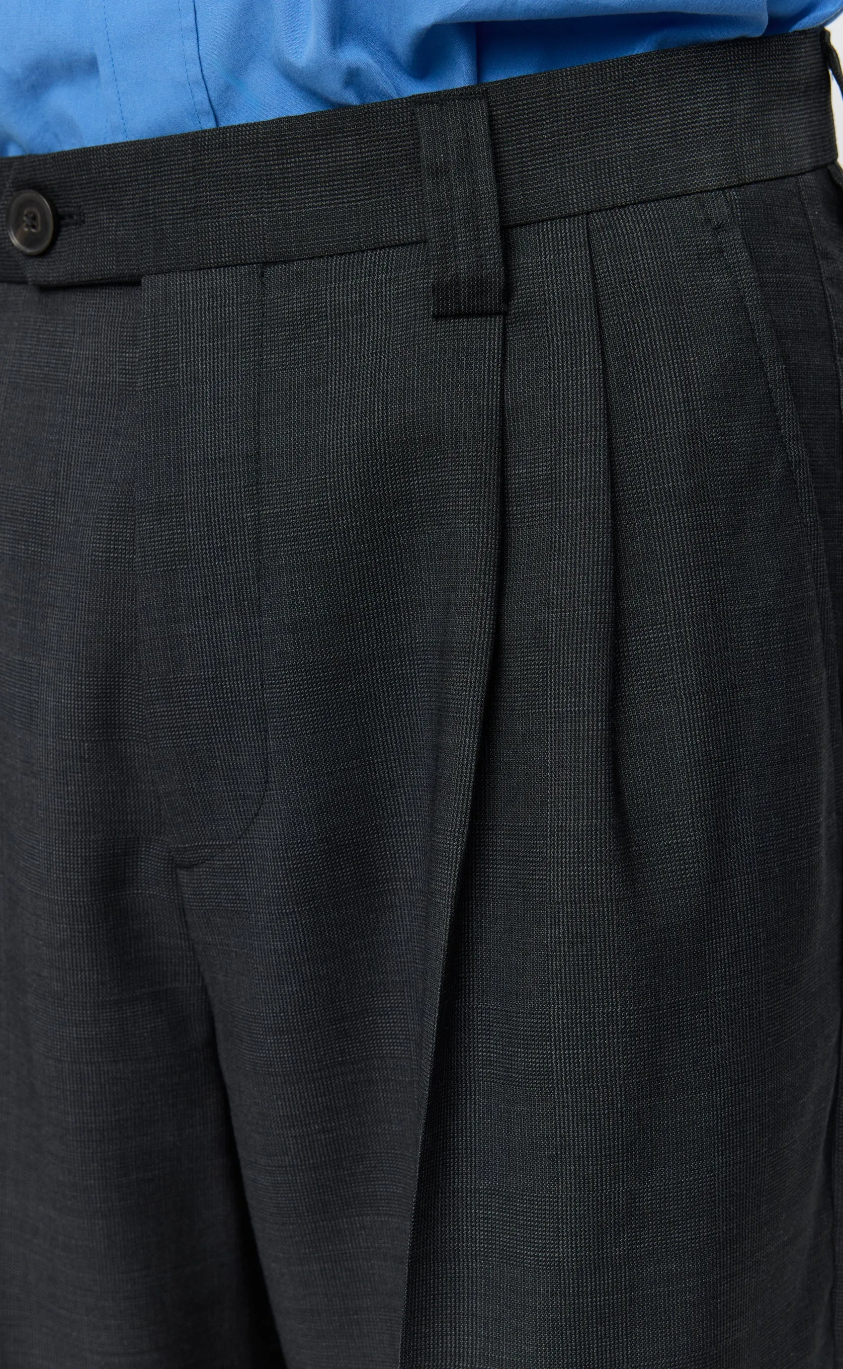 Classic Trousers - Grey Check sold by mfpen product image thumbnail 3