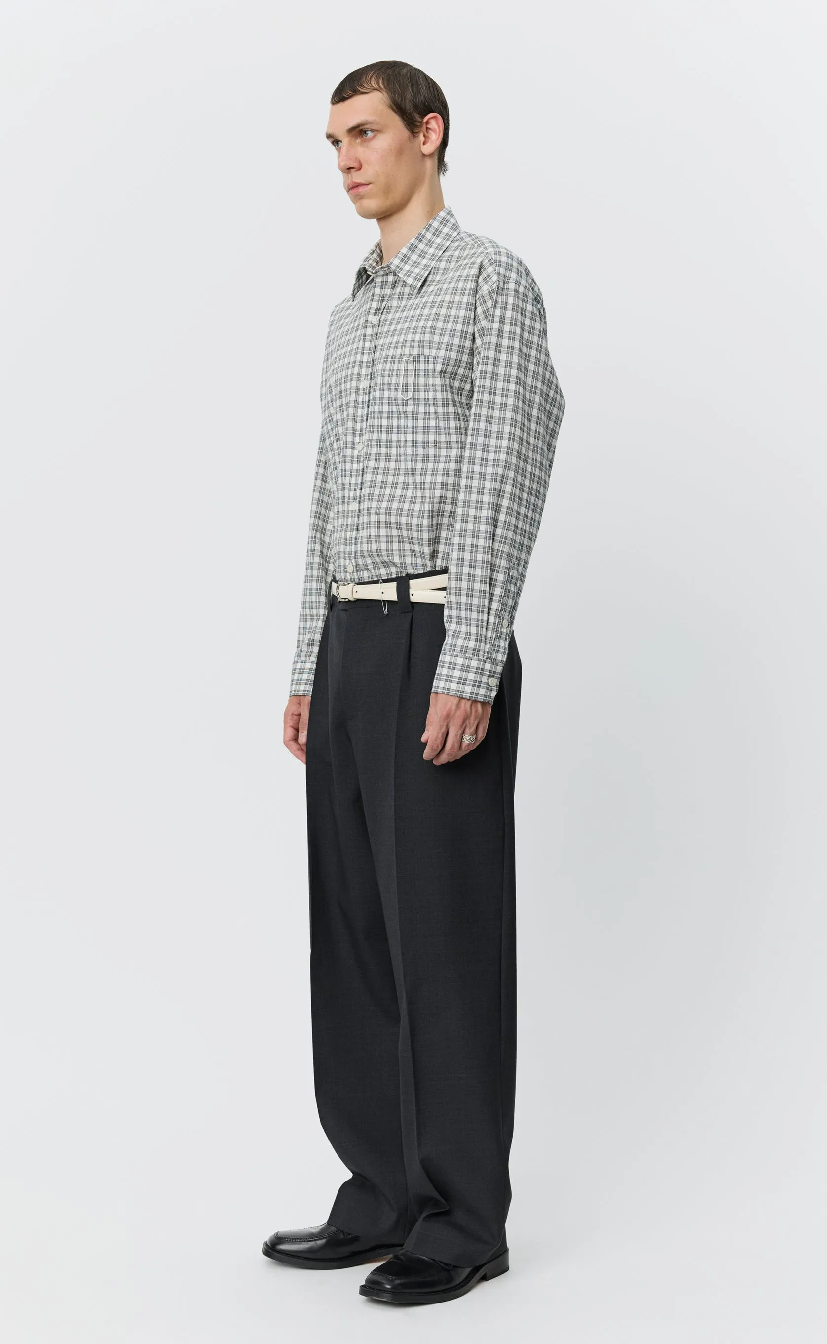 Service Trousers - Dark Grey Tropical Wool sold by mfpen product image thumbnail 2