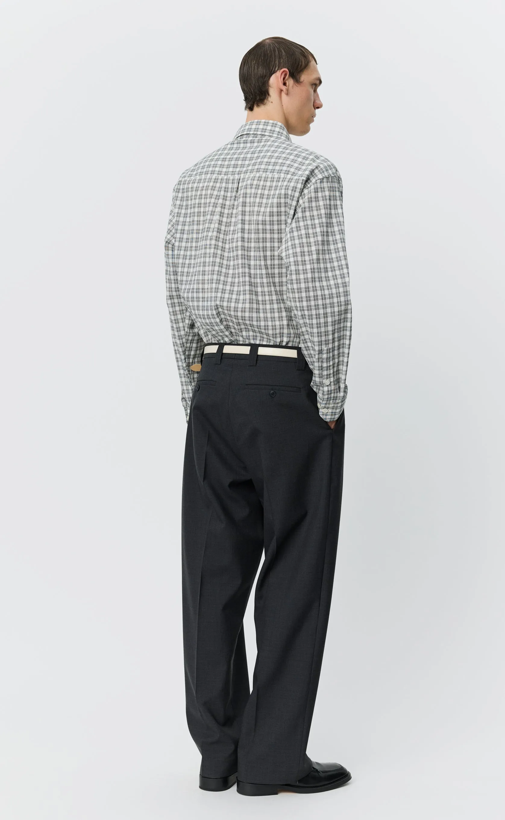 Service Trousers - Dark Grey Tropical Wool sold by mfpen product image thumbnail 3