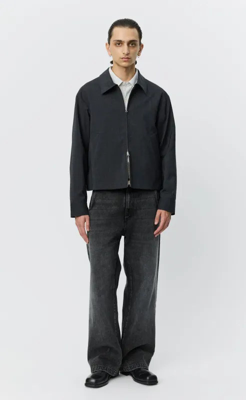 Mail Jacket - Dark Grey Check sold by mfpen