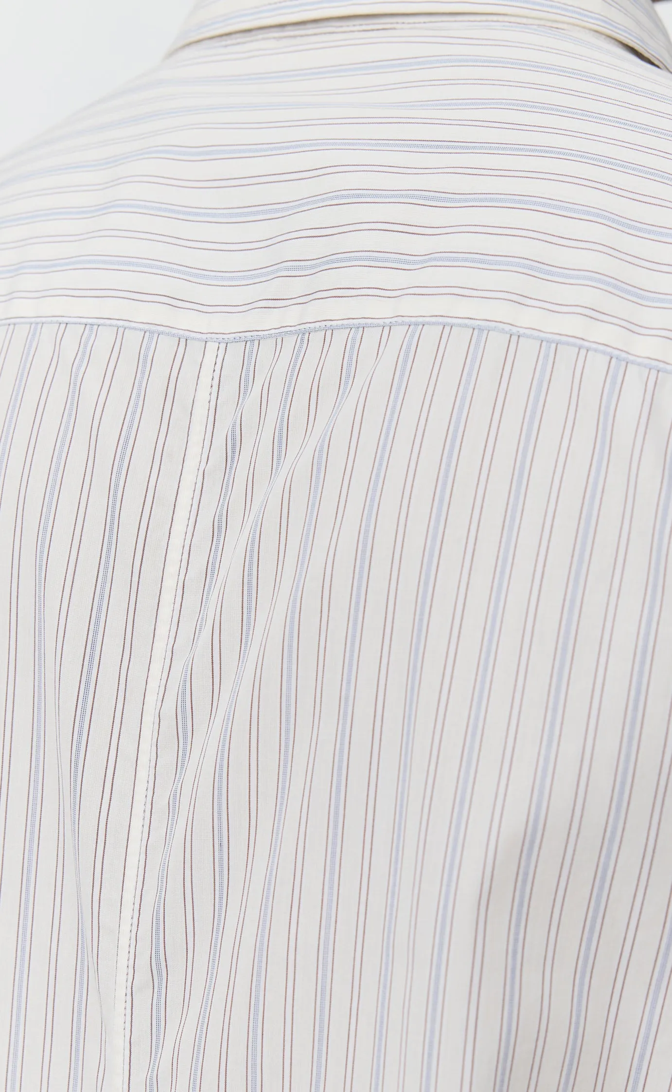 Evening Shirt - Off White Business Stripe sold by mfpen product image thumbnail 4