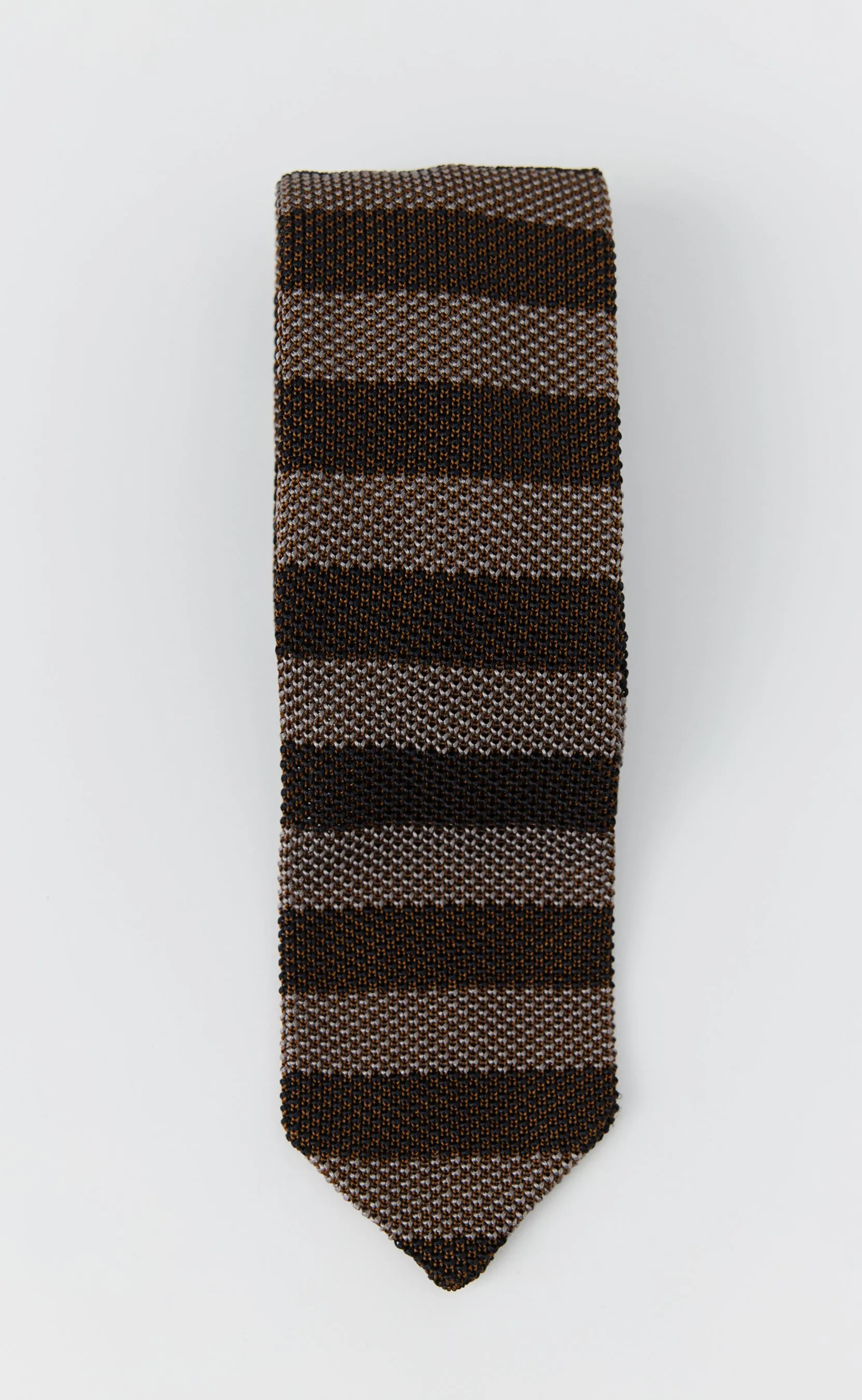 Formal Tie - Brown Candy Stripe sold by mfpen