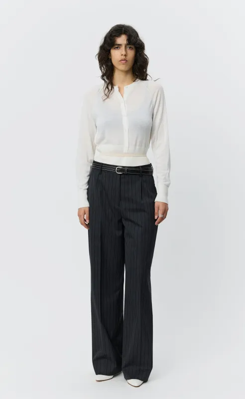 Primary Trousers - Wide Grey Double Stripe sold by mfpen