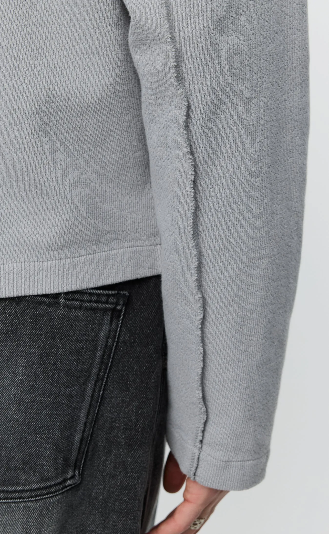 Leisure Zip Up - Mineral Grey Needle Jump sold by mfpen product image thumbnail 5