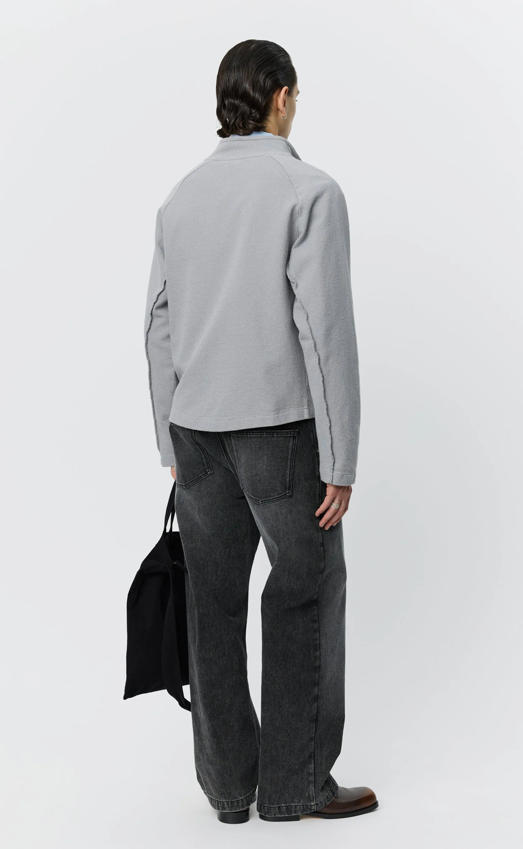 Leisure Zip Up - Mineral Grey Needle Jump sold by mfpen product image thumbnail 3