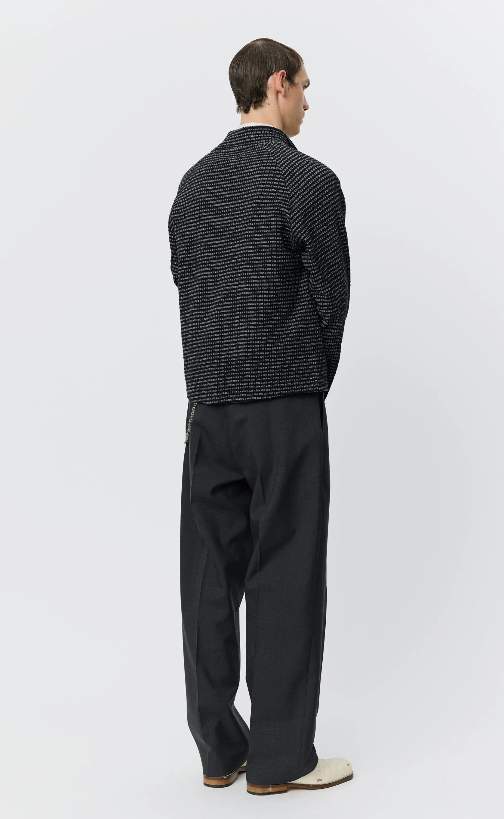 Leisure Zip Up - Black Experienced Check sold by mfpen product image thumbnail 3