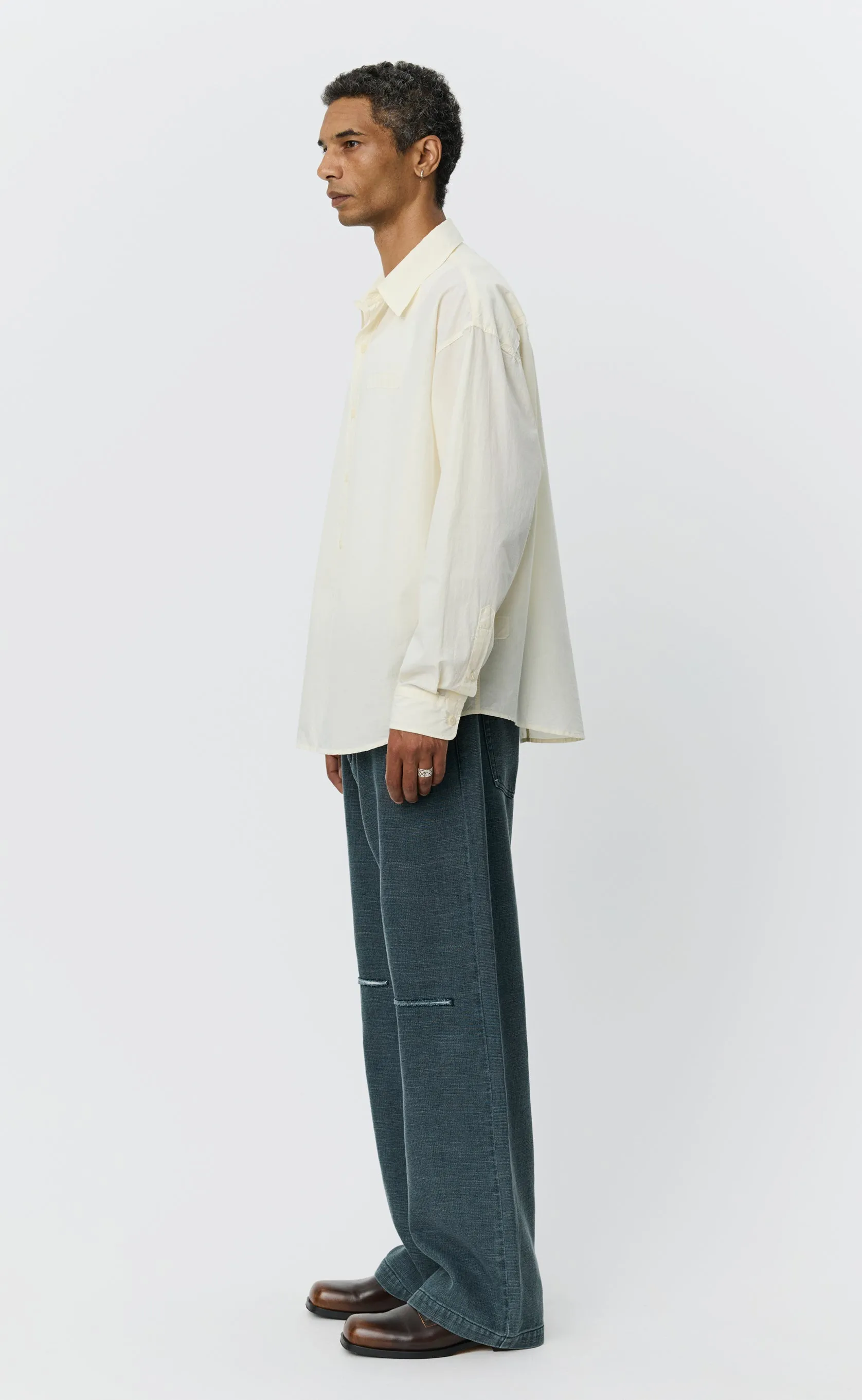 Essay Shirt - Off White Micro Check sold by mfpen product image thumbnail 3