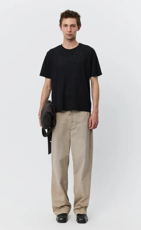 Ornament Tee - Black Lace Stripe made by mfpen