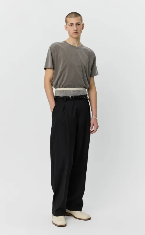 Service Trousers - Black Wool sold by mfpen