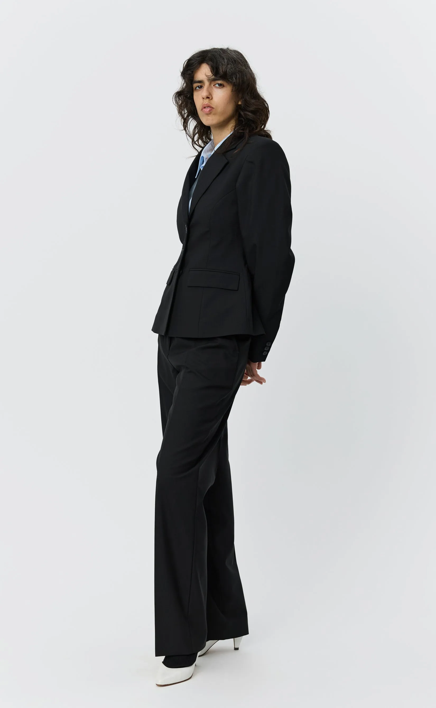 Index Blazer - Black Tropical Wool sold by mfpen product image thumbnail 3