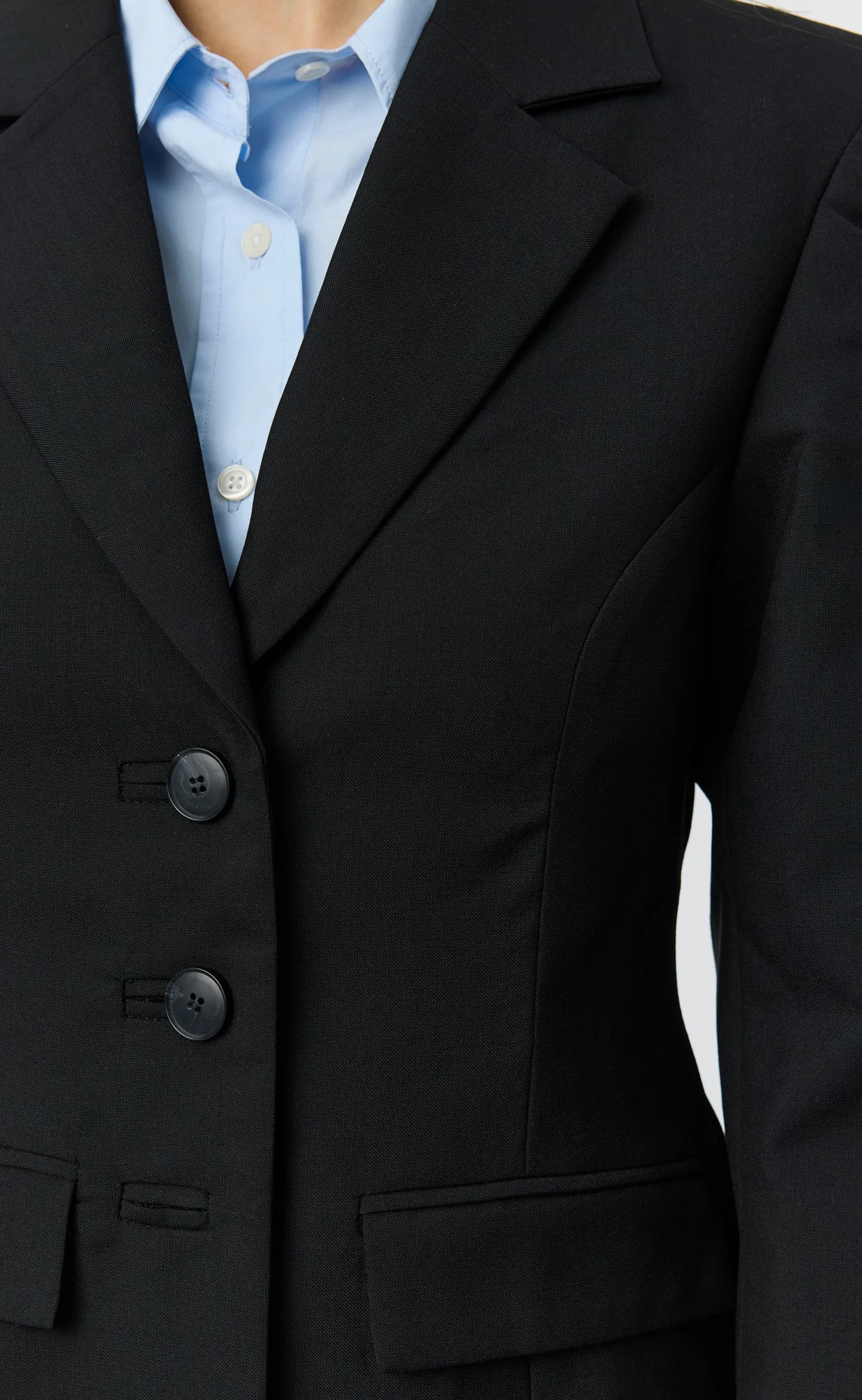 Index Blazer - Black Tropical Wool sold by mfpen product image thumbnail 5