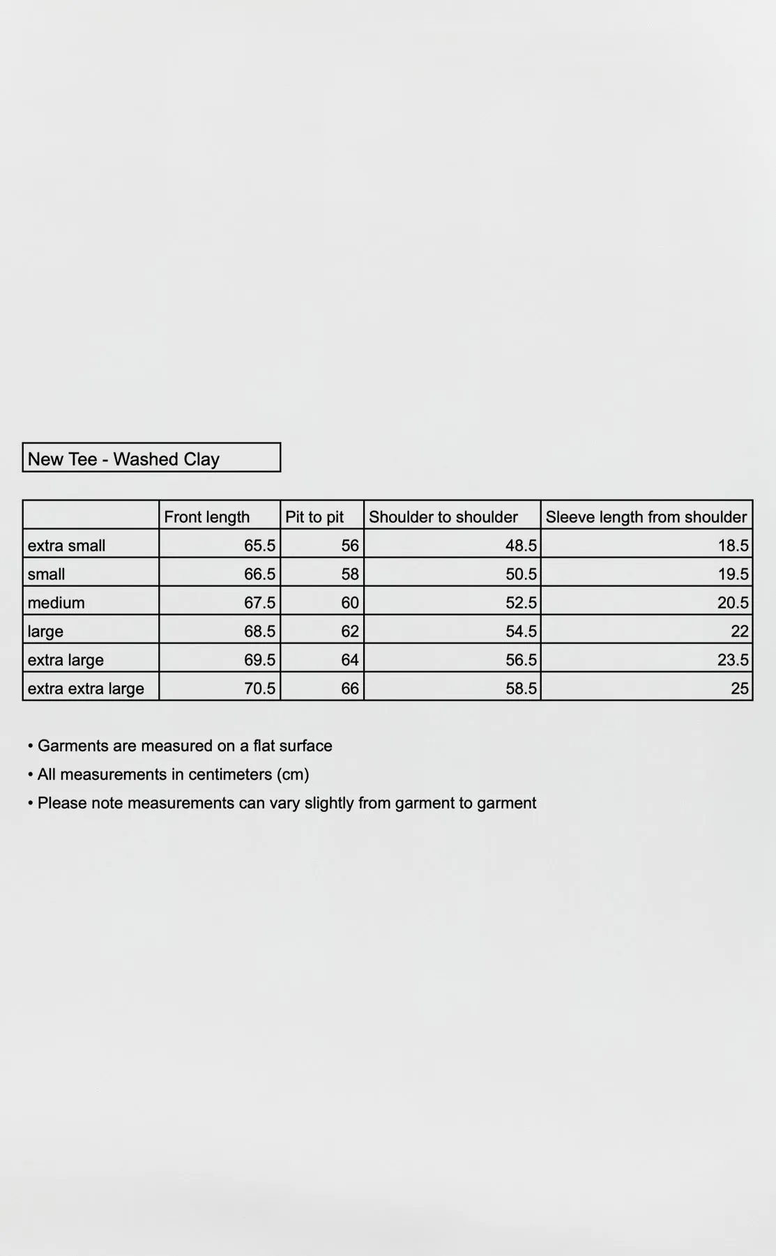 New Tee - Washed Clay sold by mfpen product image thumbnail 5